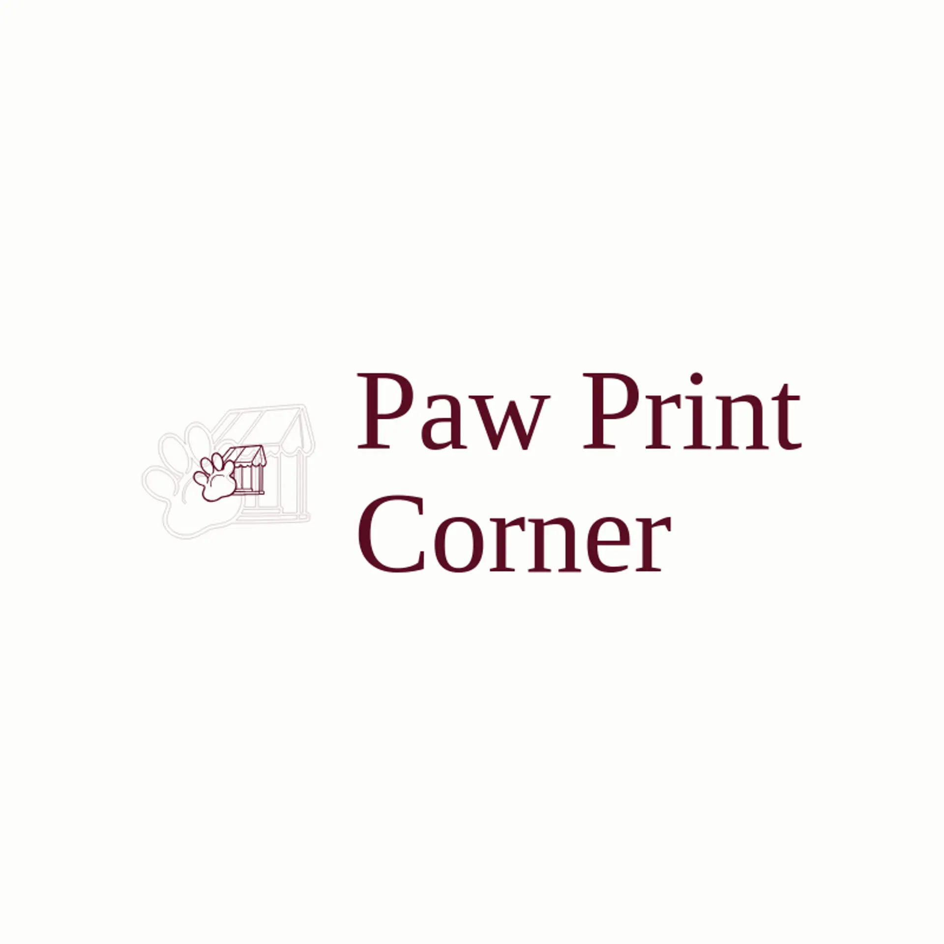 Paw Print Corner logo for paw print