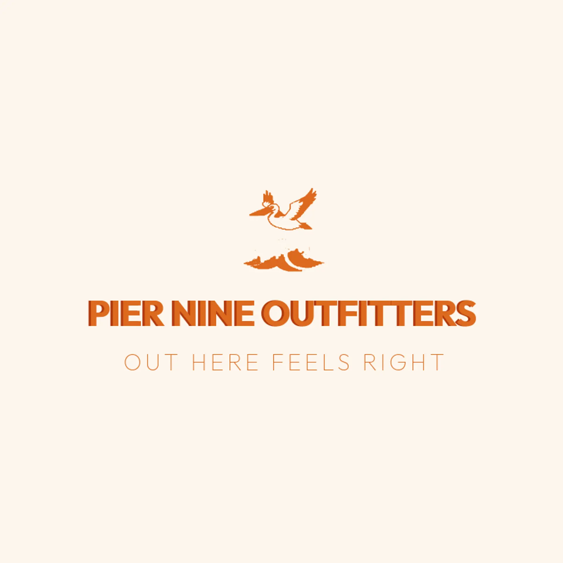 Pier Nine Outfitters logo for pelican