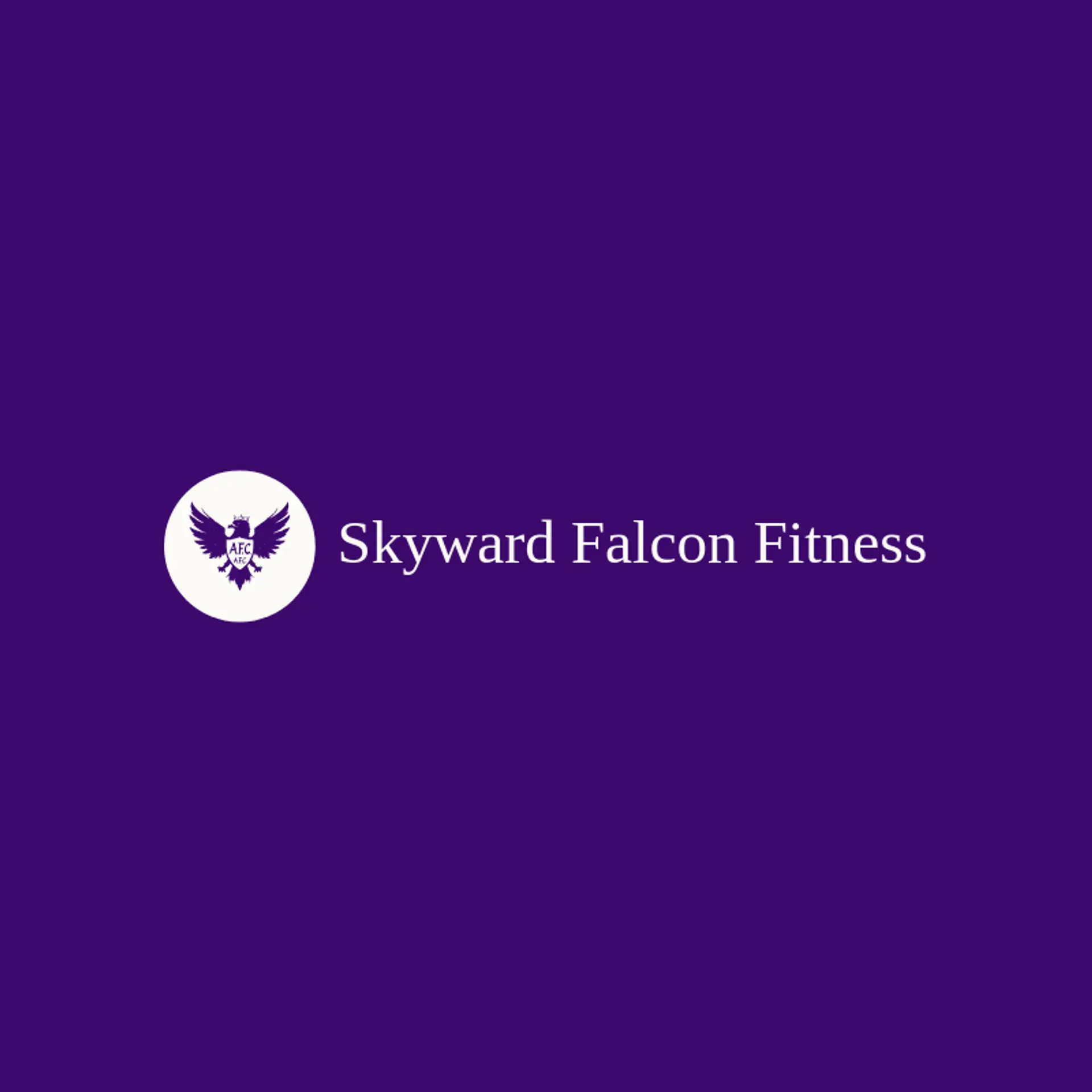 Skyward Falcon Fitness logo for falcon