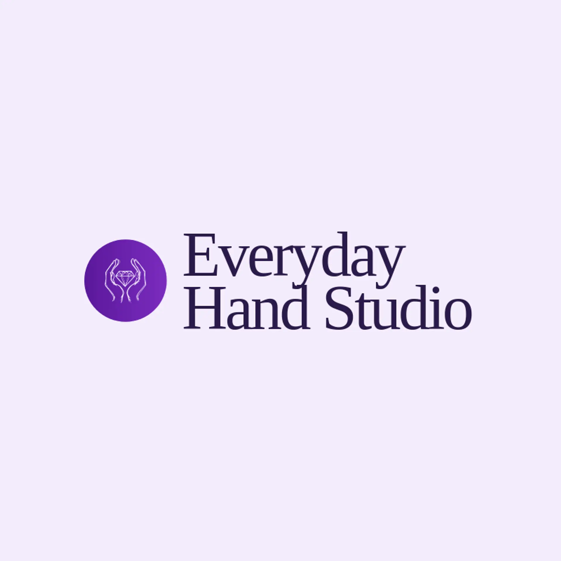 Everyday Hand Studio logo for hands
