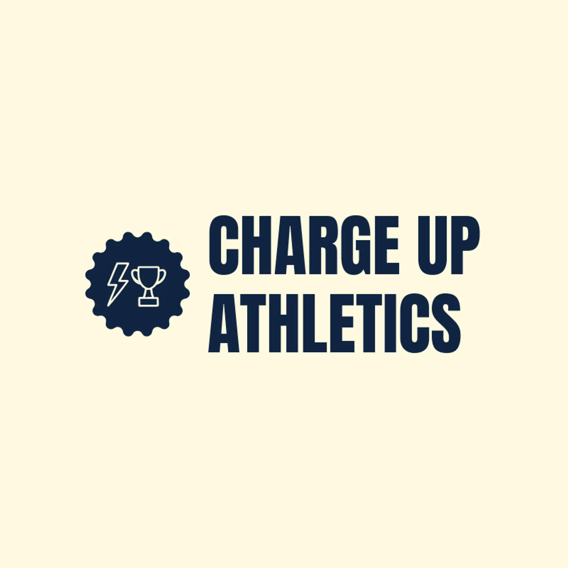 Charge Up Athletics logo for cheerleading
