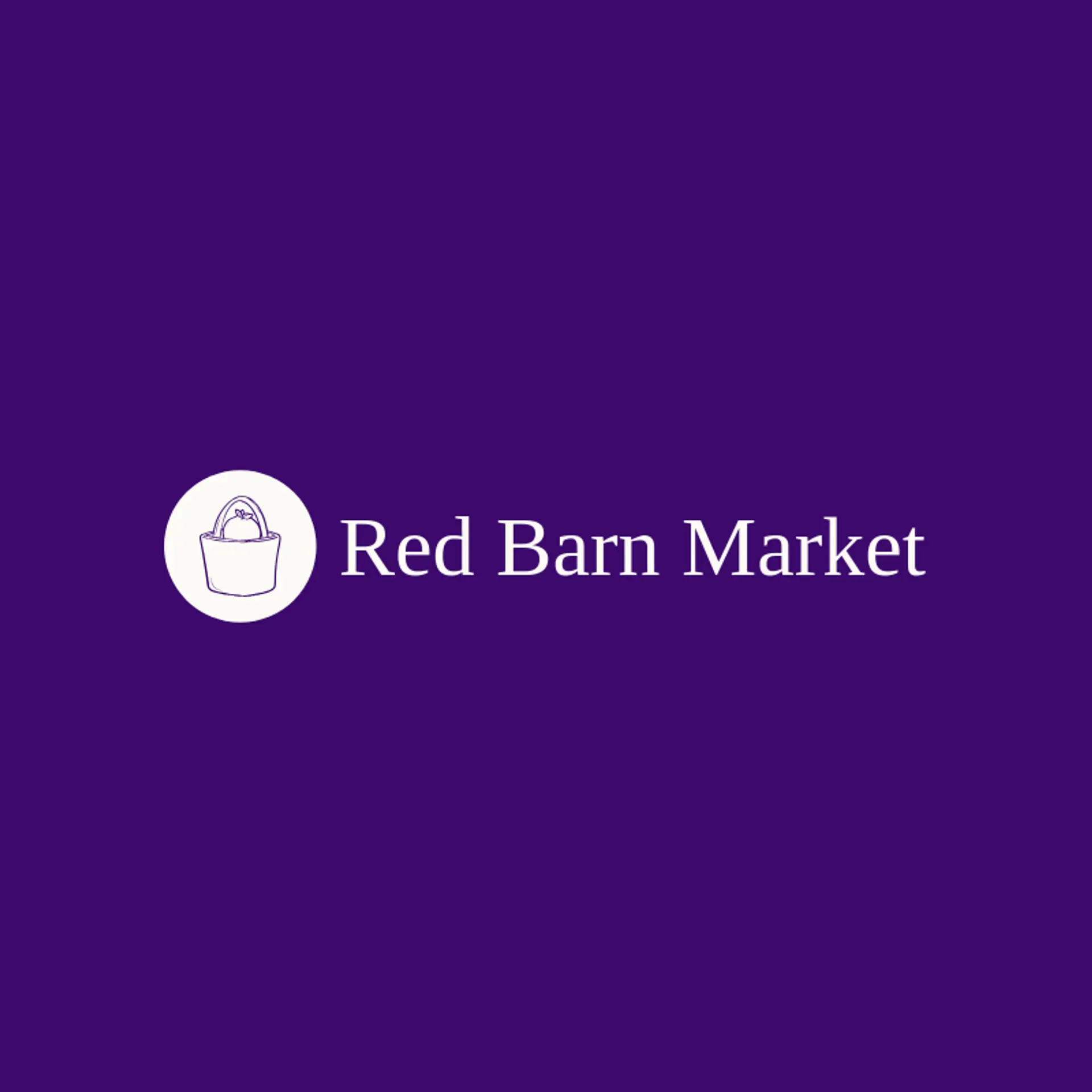 Red Barn Market logo for market