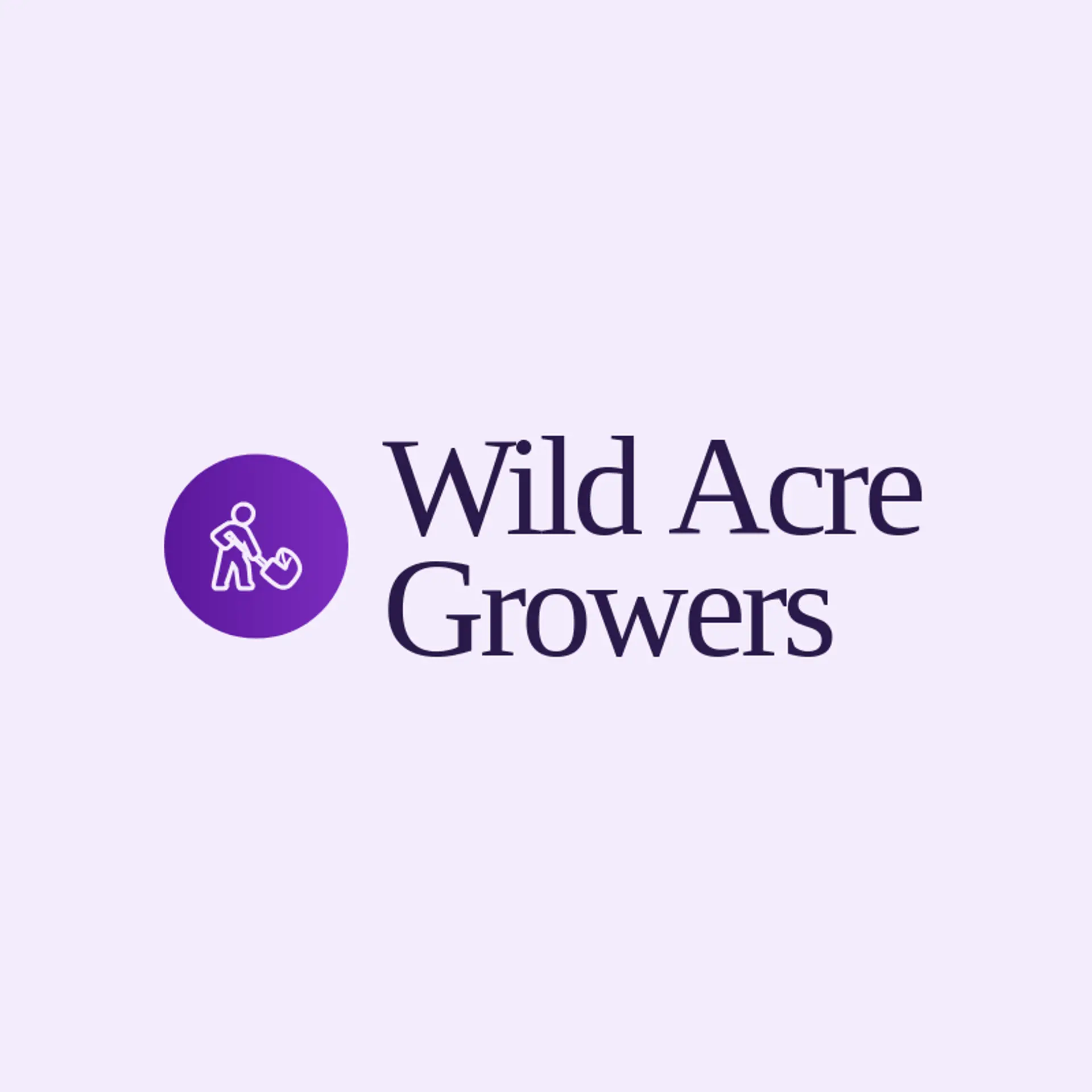 Wild Acre Growers logo for farming