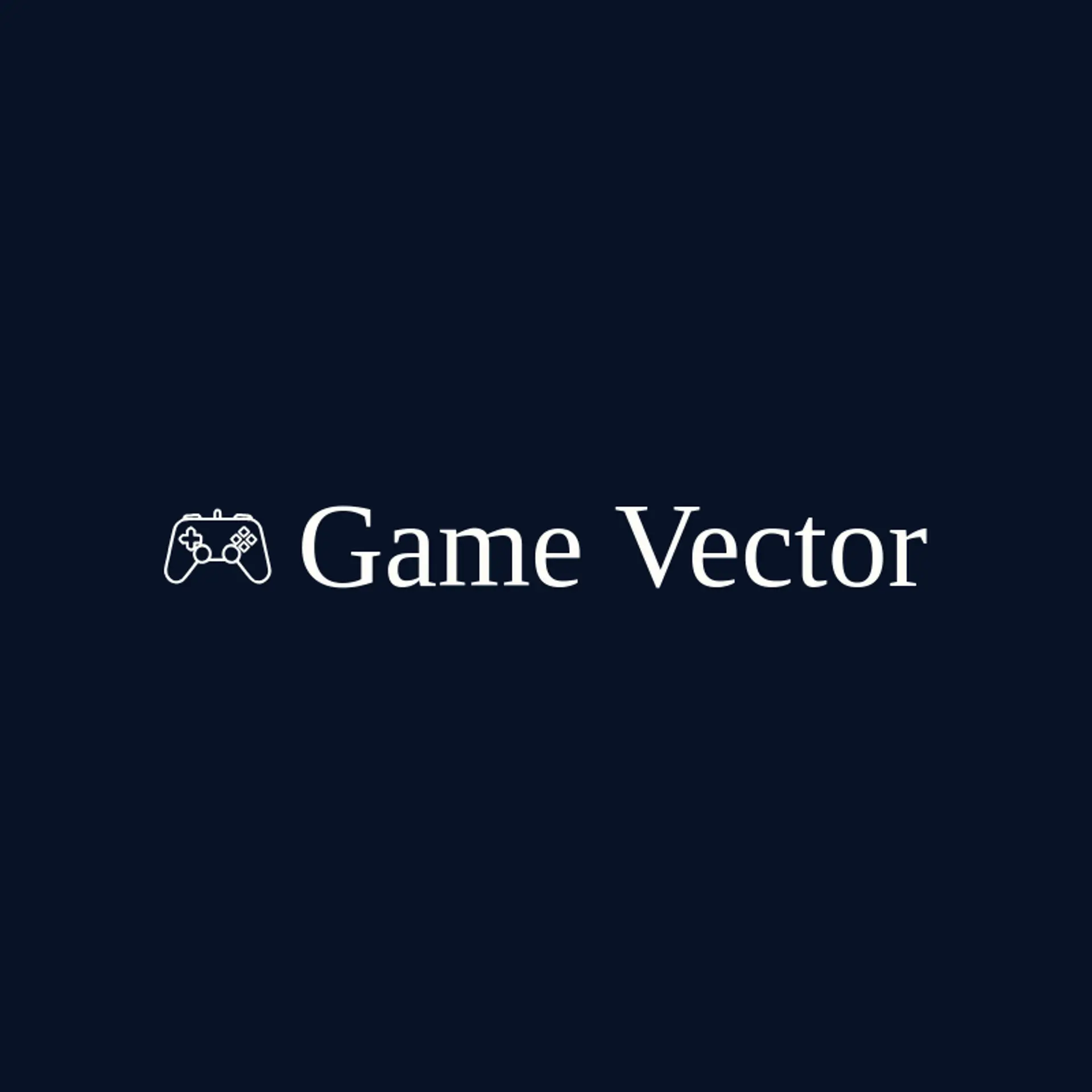 Game Vector logo for controller