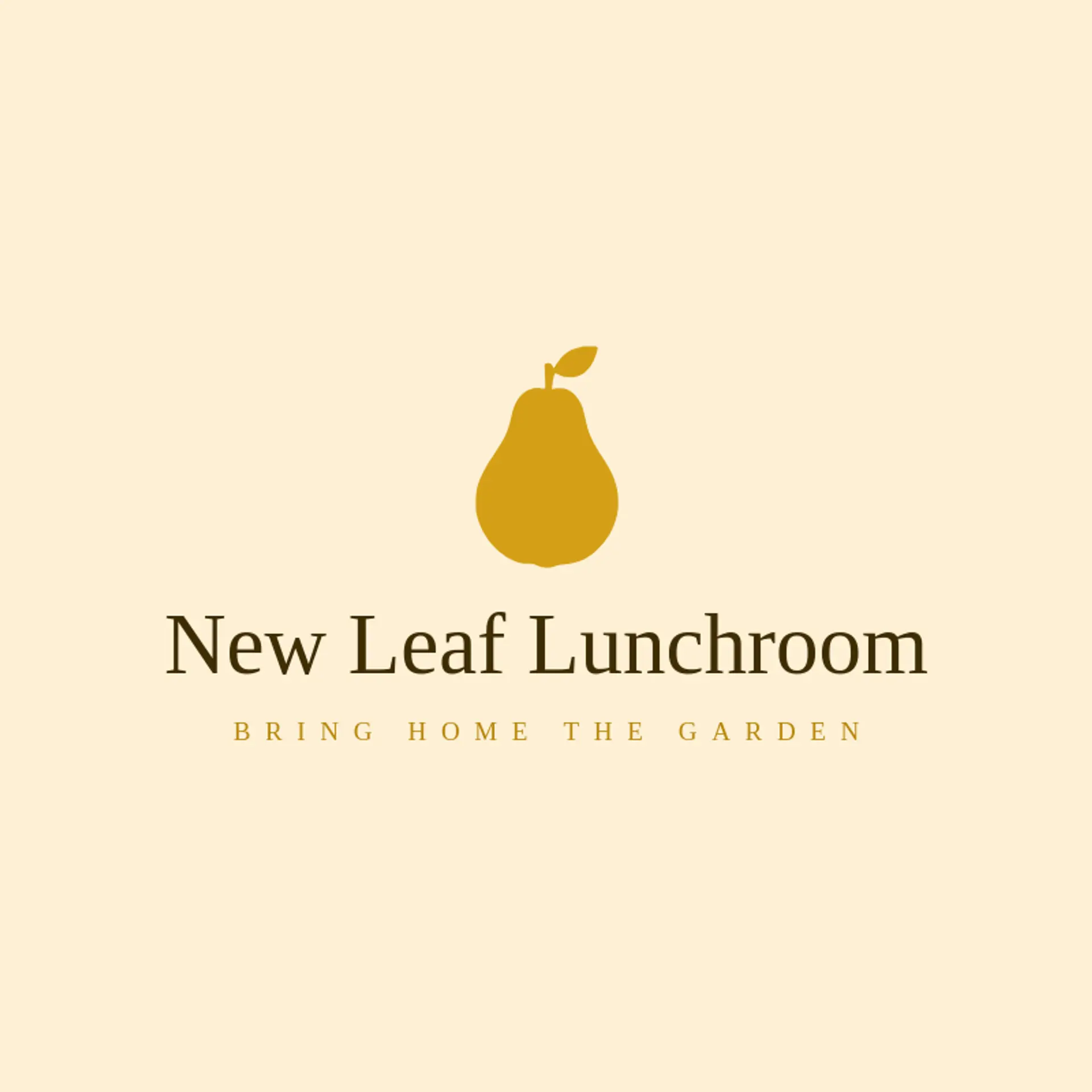 New Leaf Lunchroom logo for vegetarian