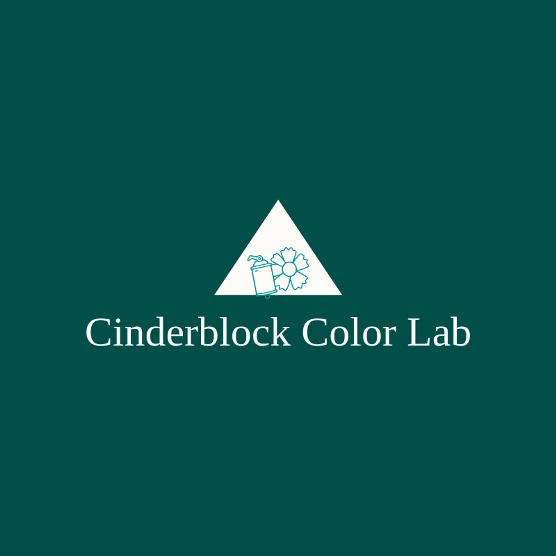 Cinderblock Color Lab logo for spray paint
