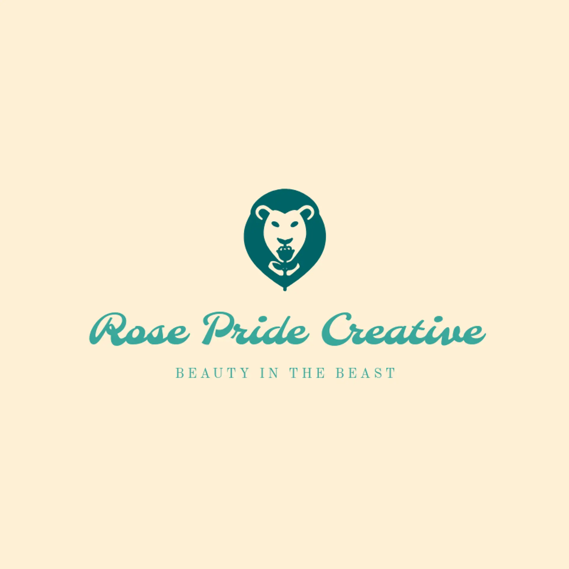 Rose Pride Creative logo for lion