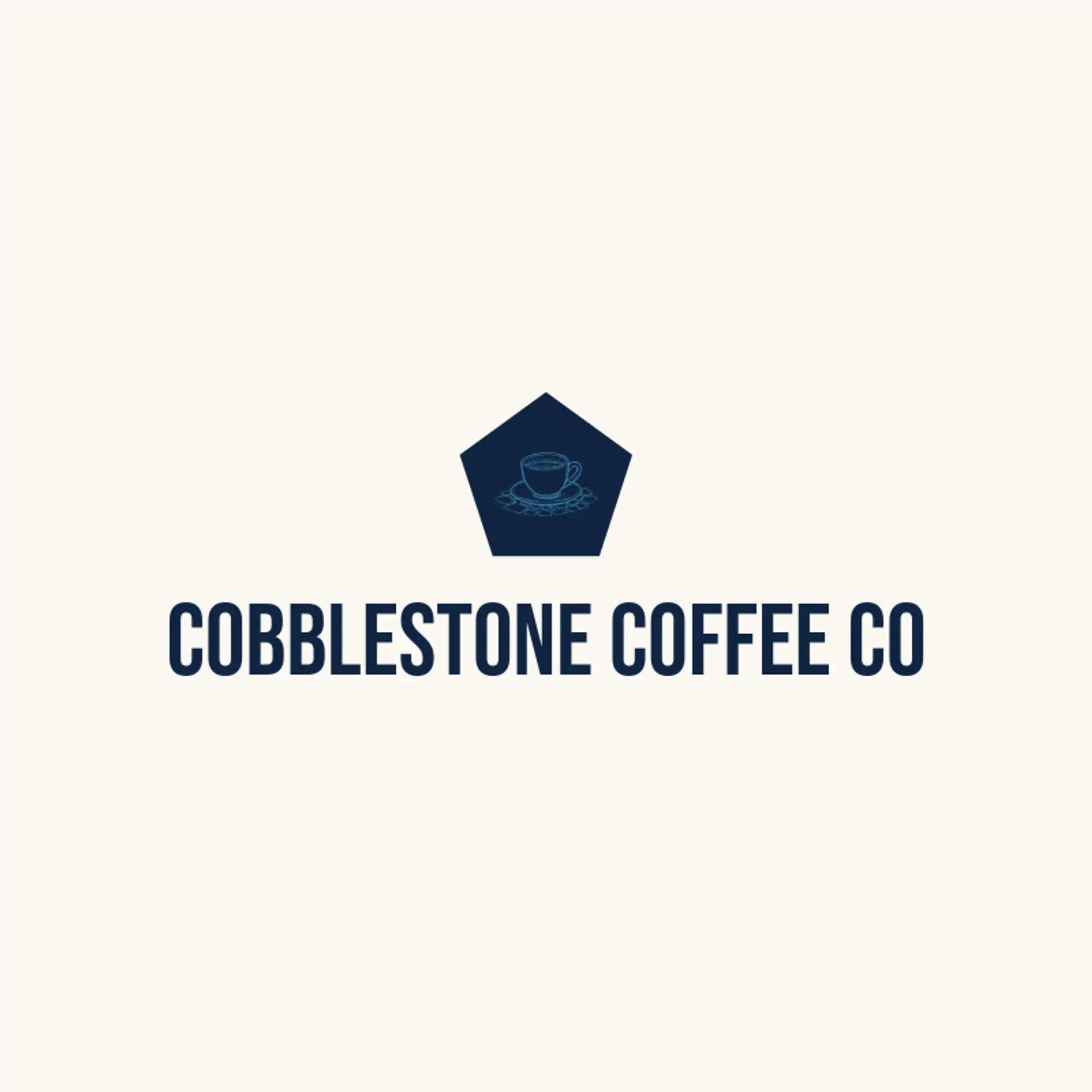 Cobblestone Coffee Co logo for coffee