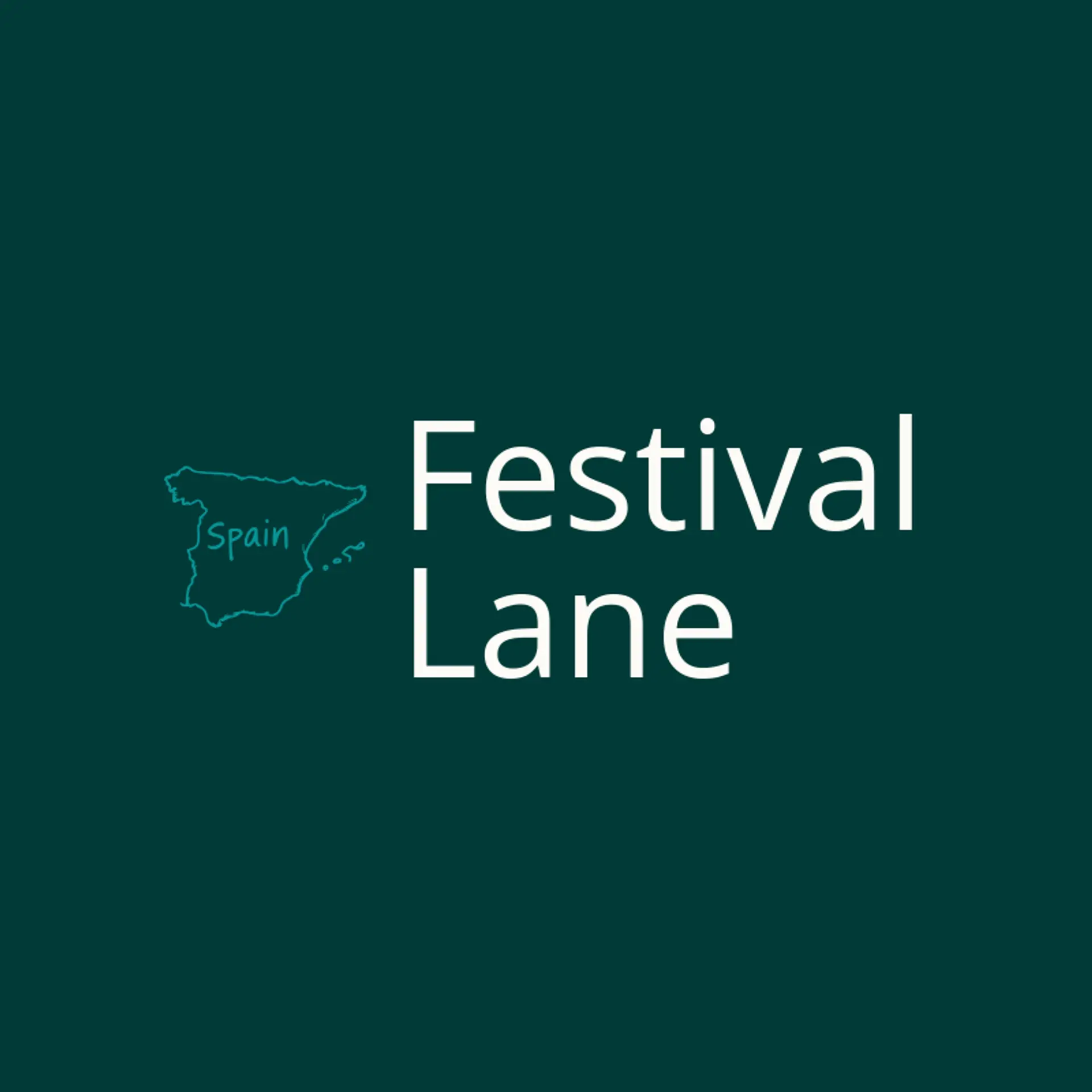 Festival Lane logo for spain