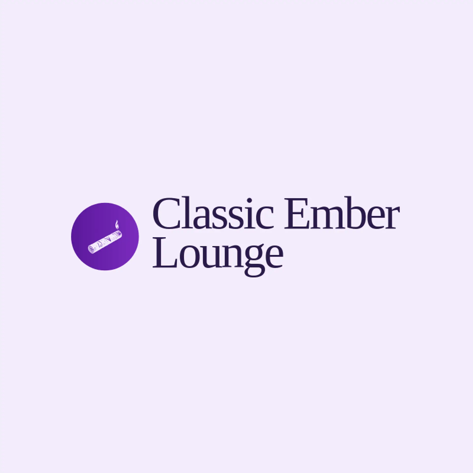Classic Ember Lounge logo for cigar