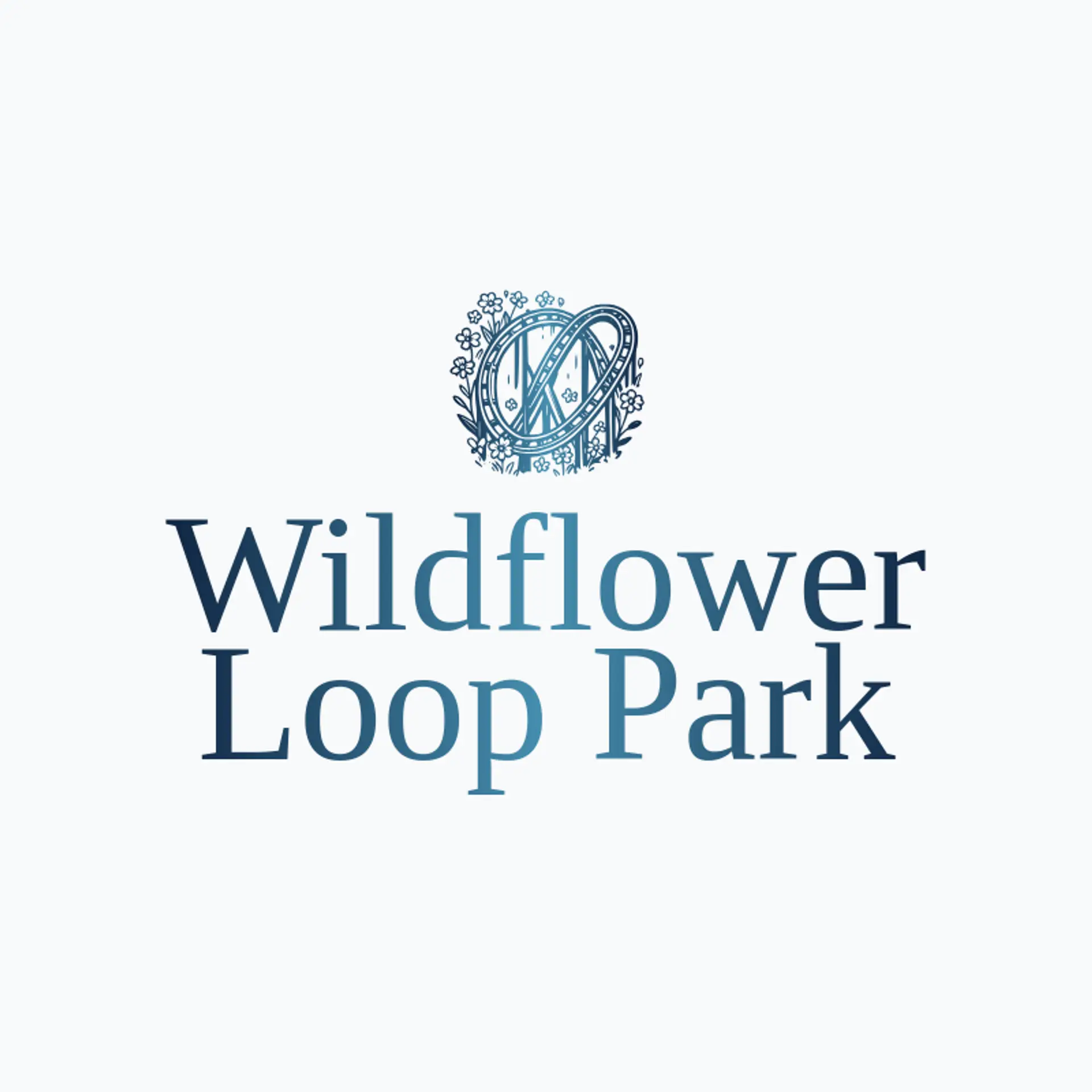 Wildflower Loop Park logo for roller coaster