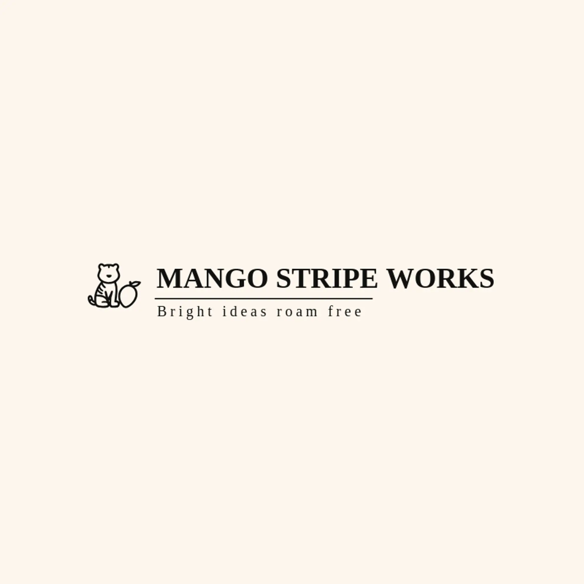 Mango Stripe Works logo for bengal
