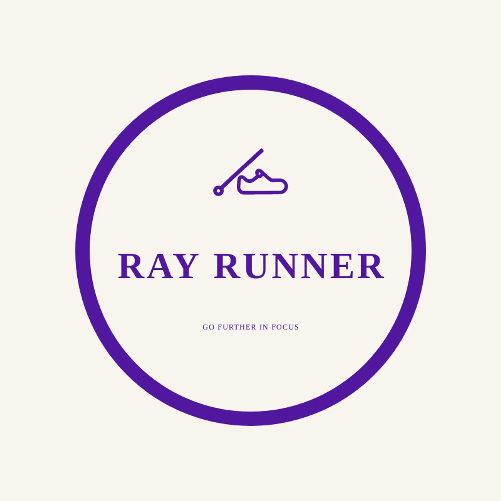 Ray Runner logo for laser