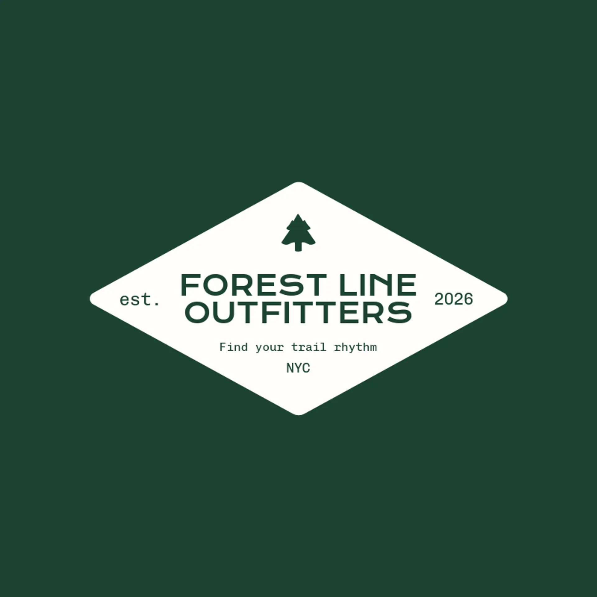 Forest Line Outfitters logo for evergreen