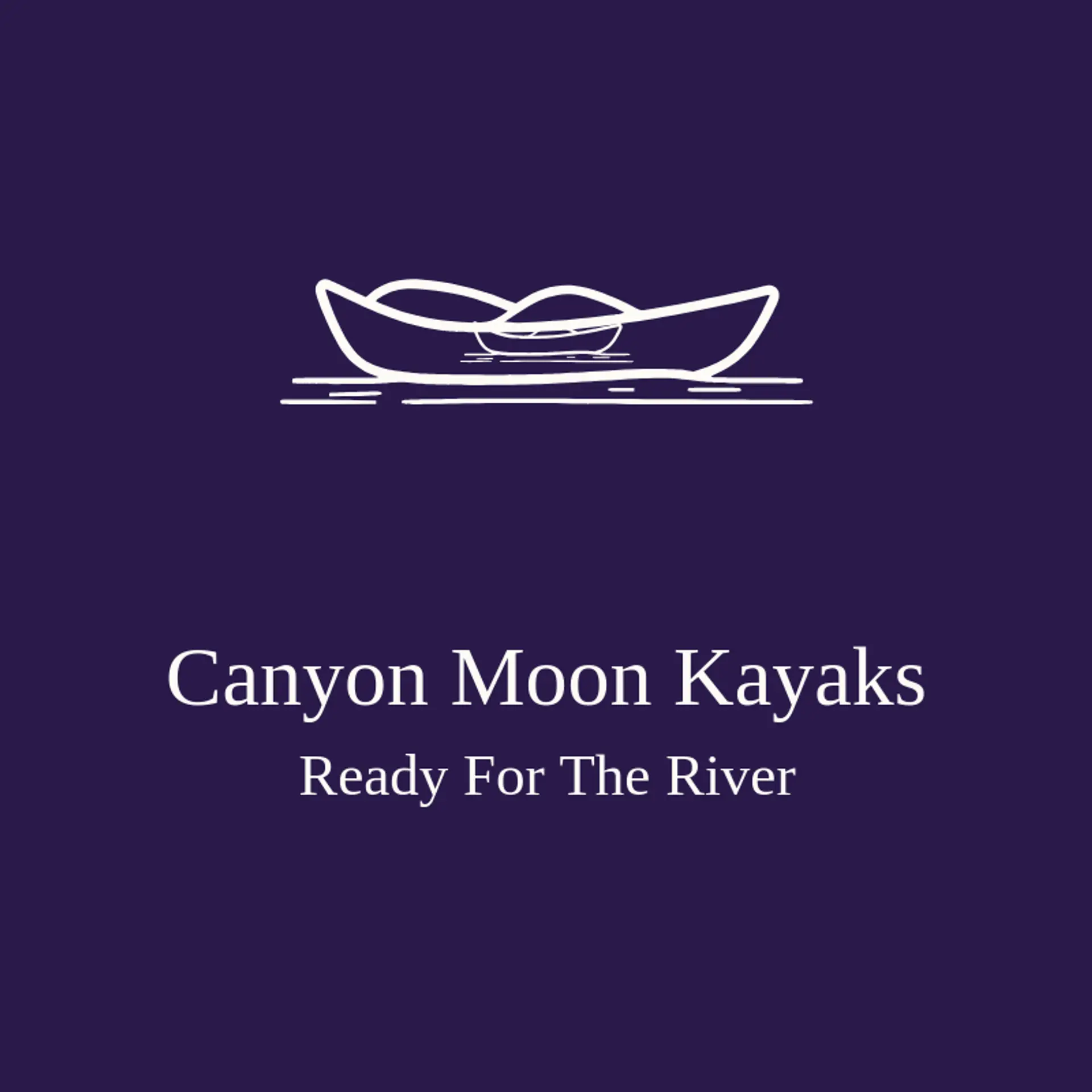 Canyon Moon Kayaks logo for kayak