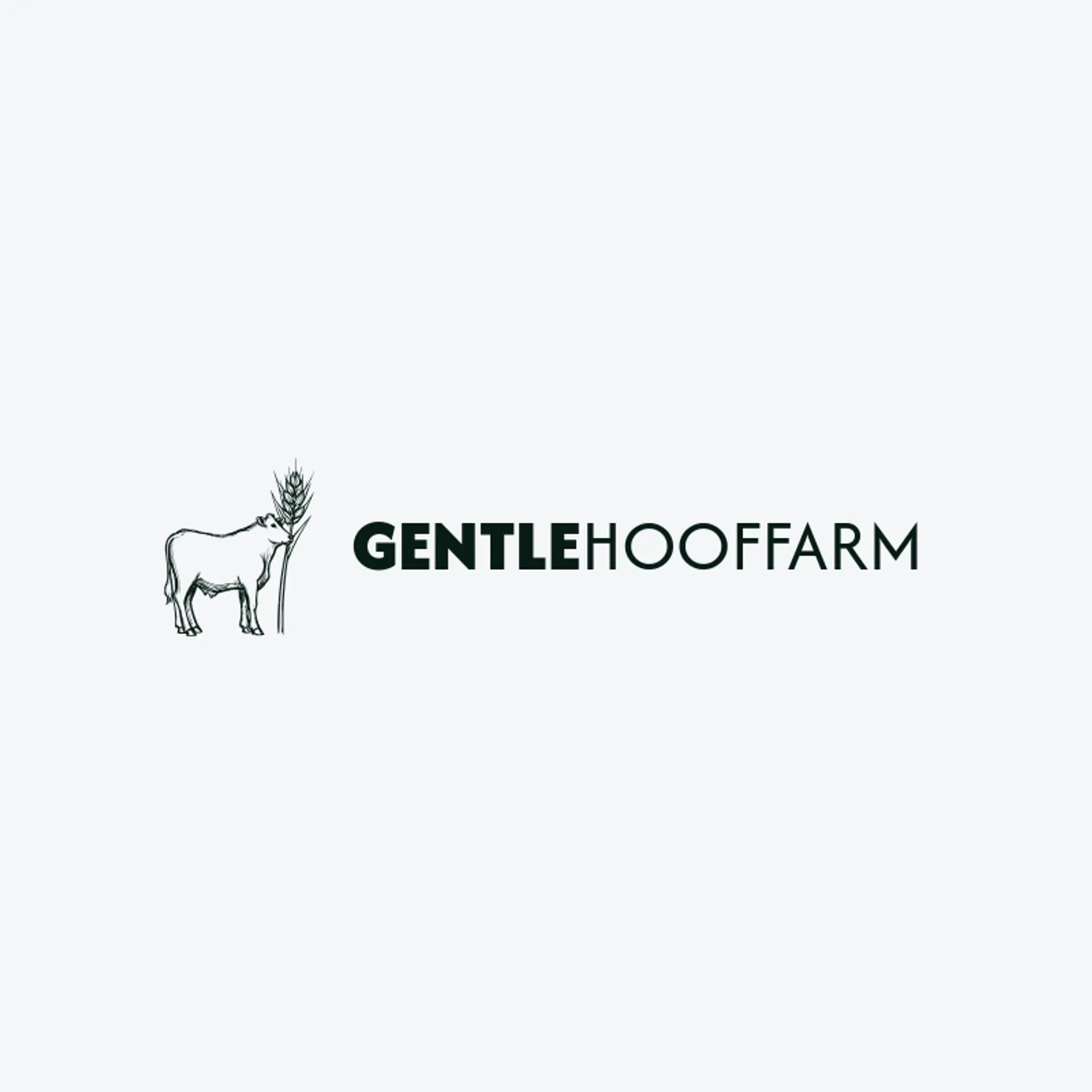Gentle Hoof Farm logo for milk