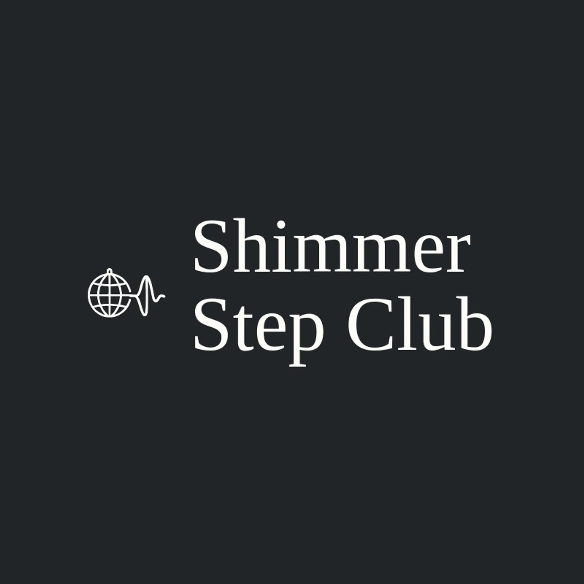 Shimmer Step Club logo for disco