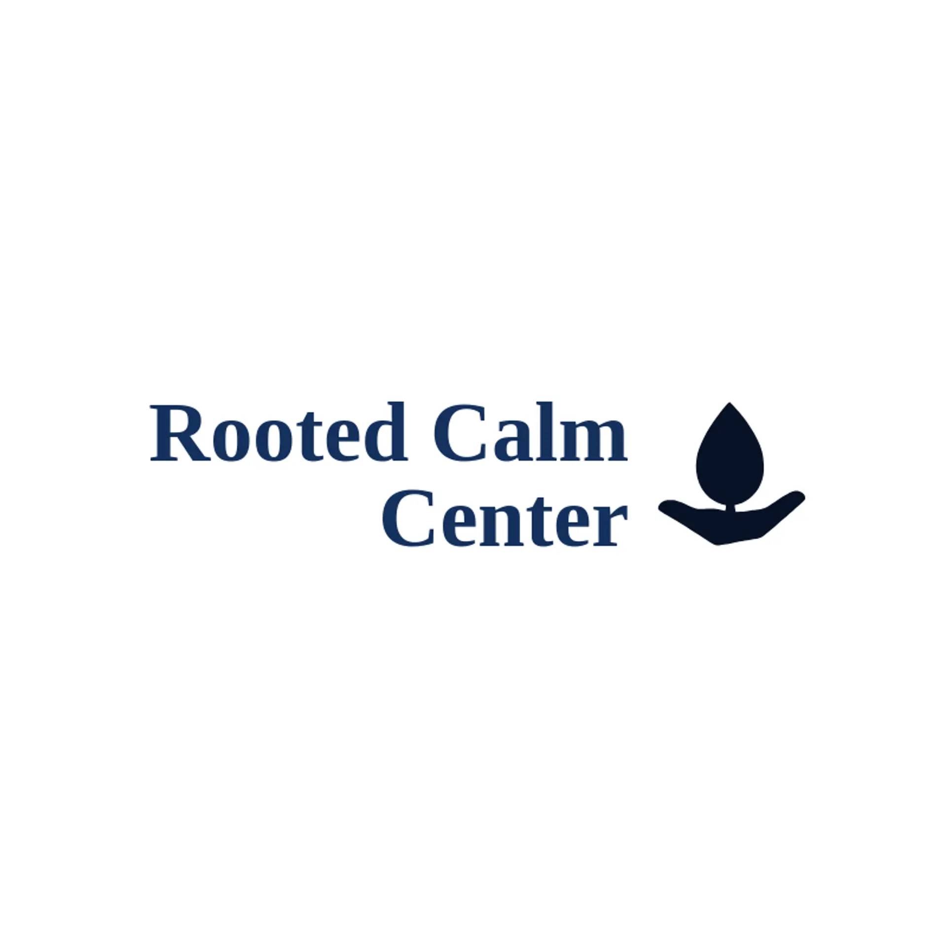 Rooted Calm Center logo for therapy