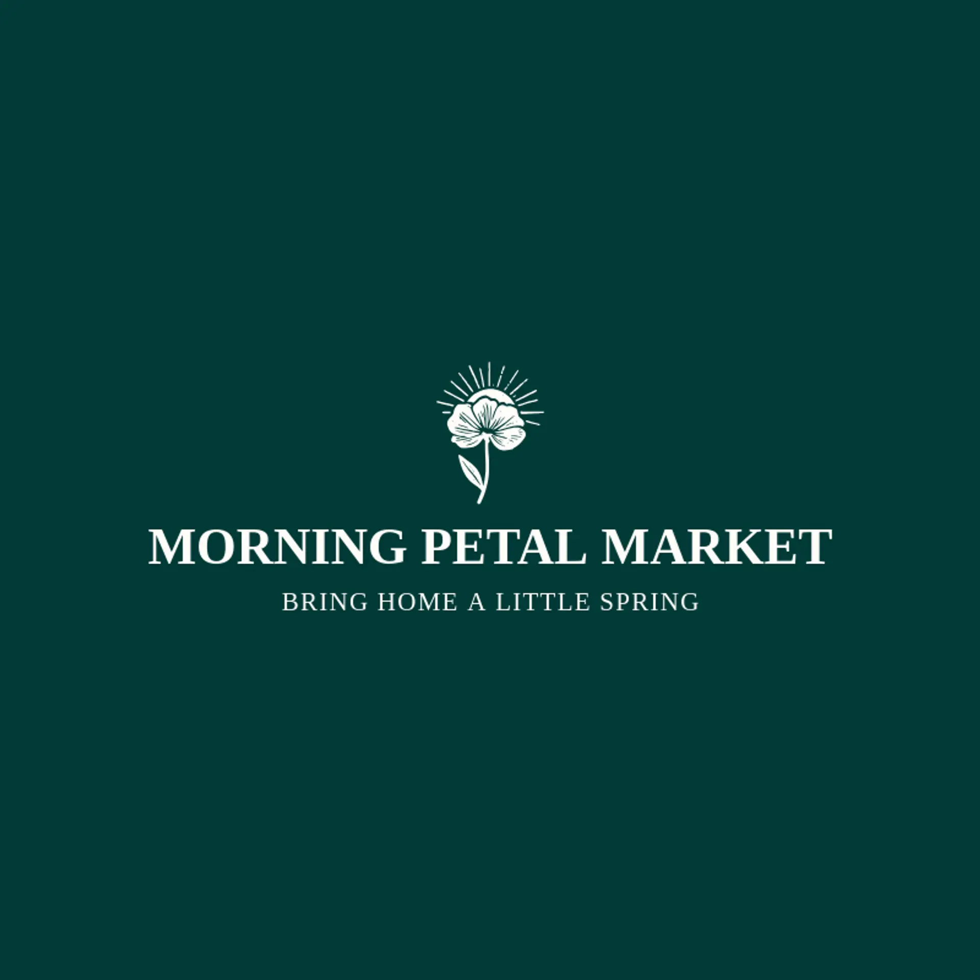 Morning Petal Market logo for blossom