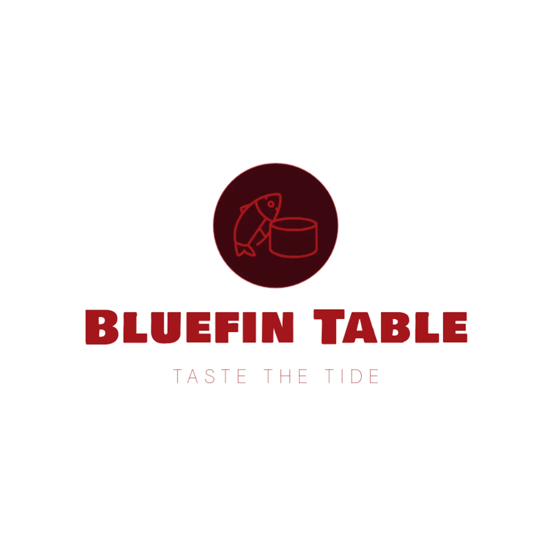 Bluefin Table logo for sushi