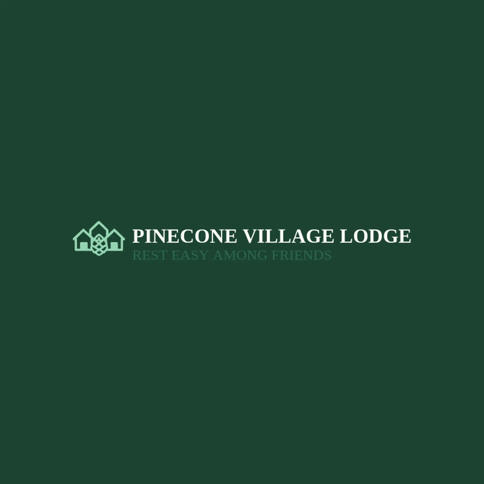 Pinecone Village Lodge logo for village