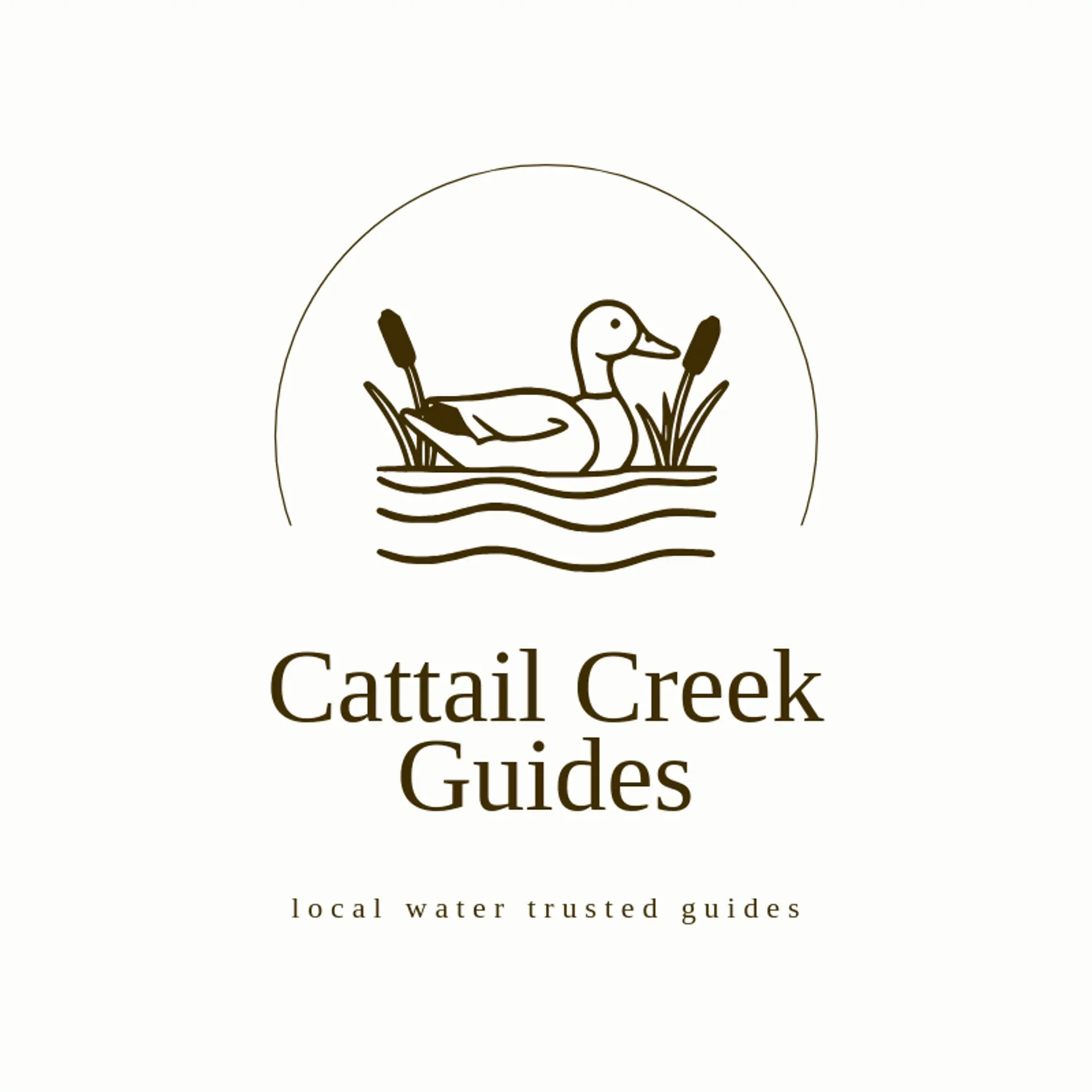 Cattail Creek Guides logo for duck hunting