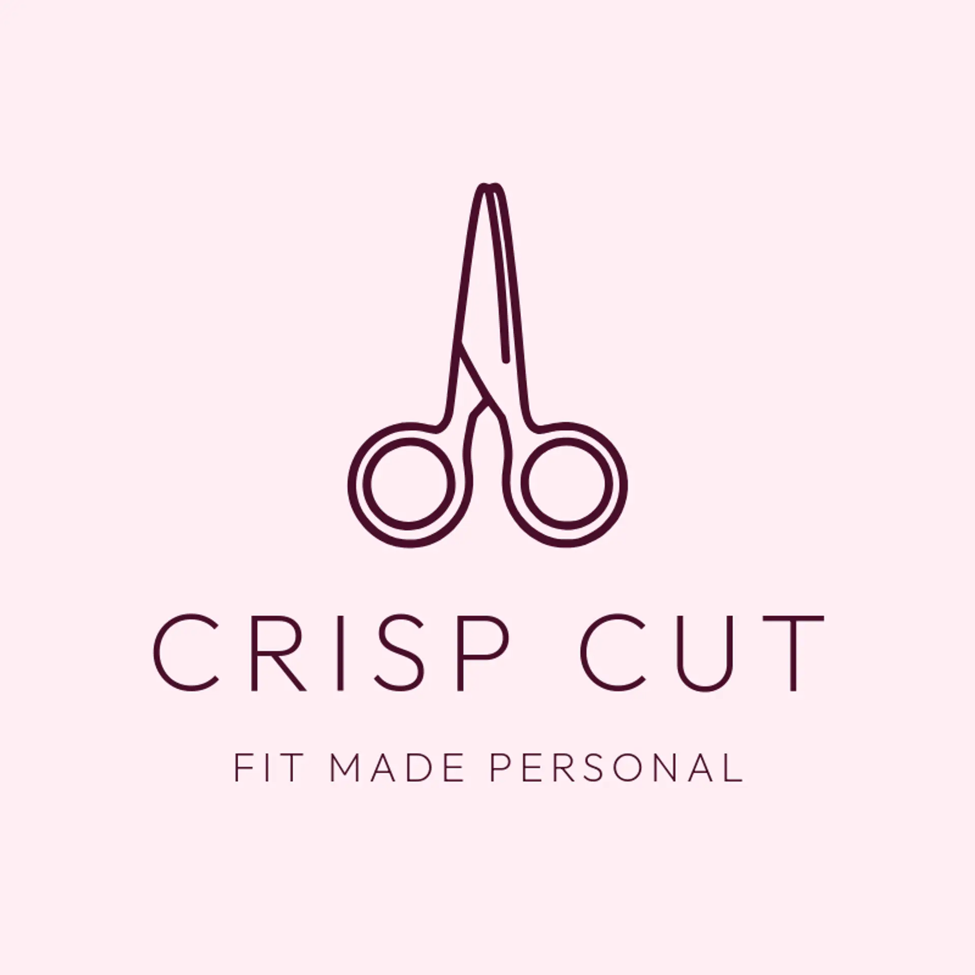 Crisp Cut logo for tailor
