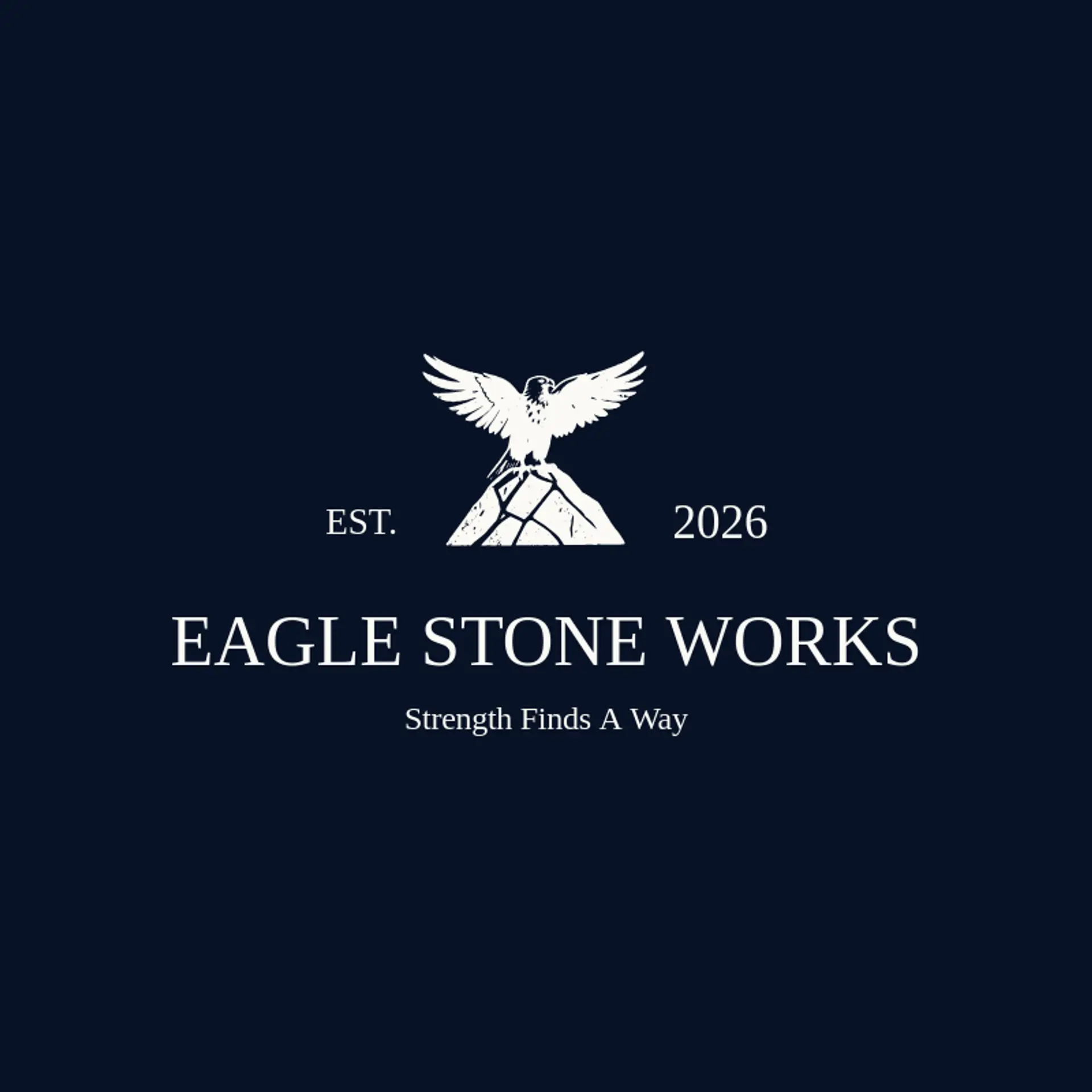 Eagle Stone Works logo for wings
