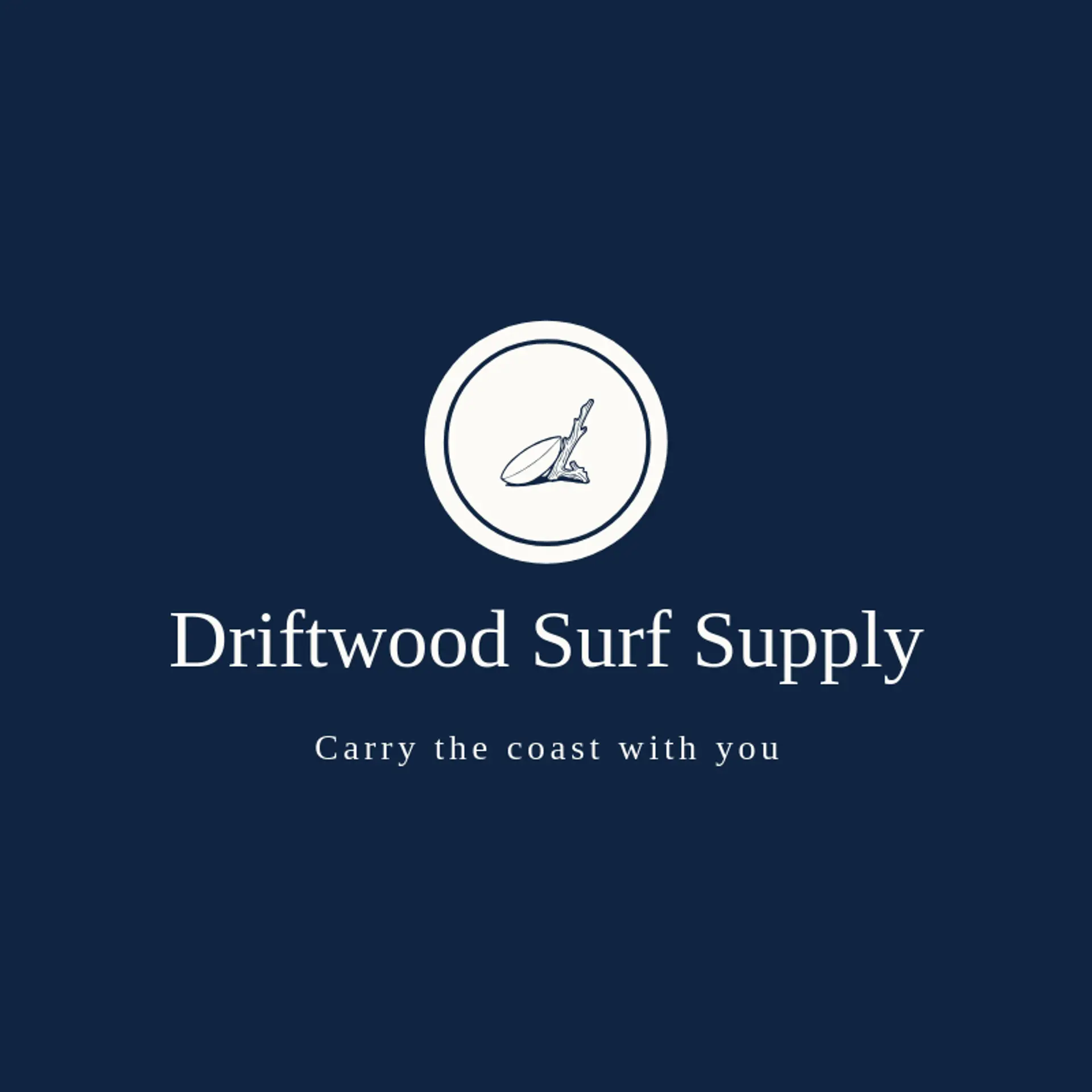 Driftwood Surf Supply logo for surfboard