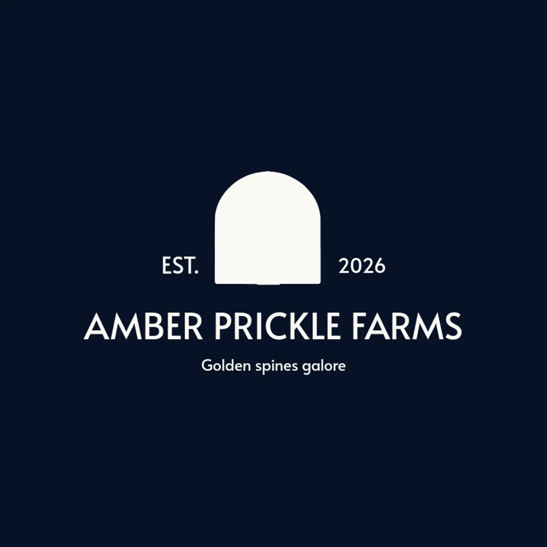 Amber Prickle Farms logo for cactus