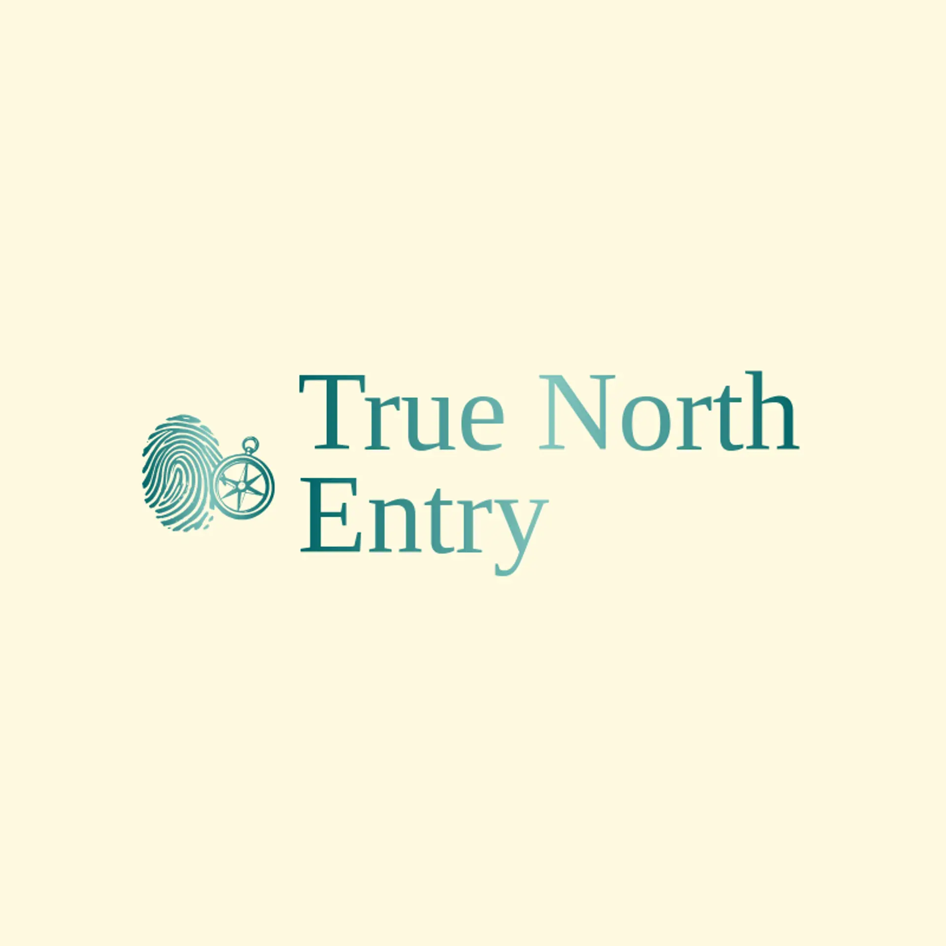 True North Entry logo for fingerprint