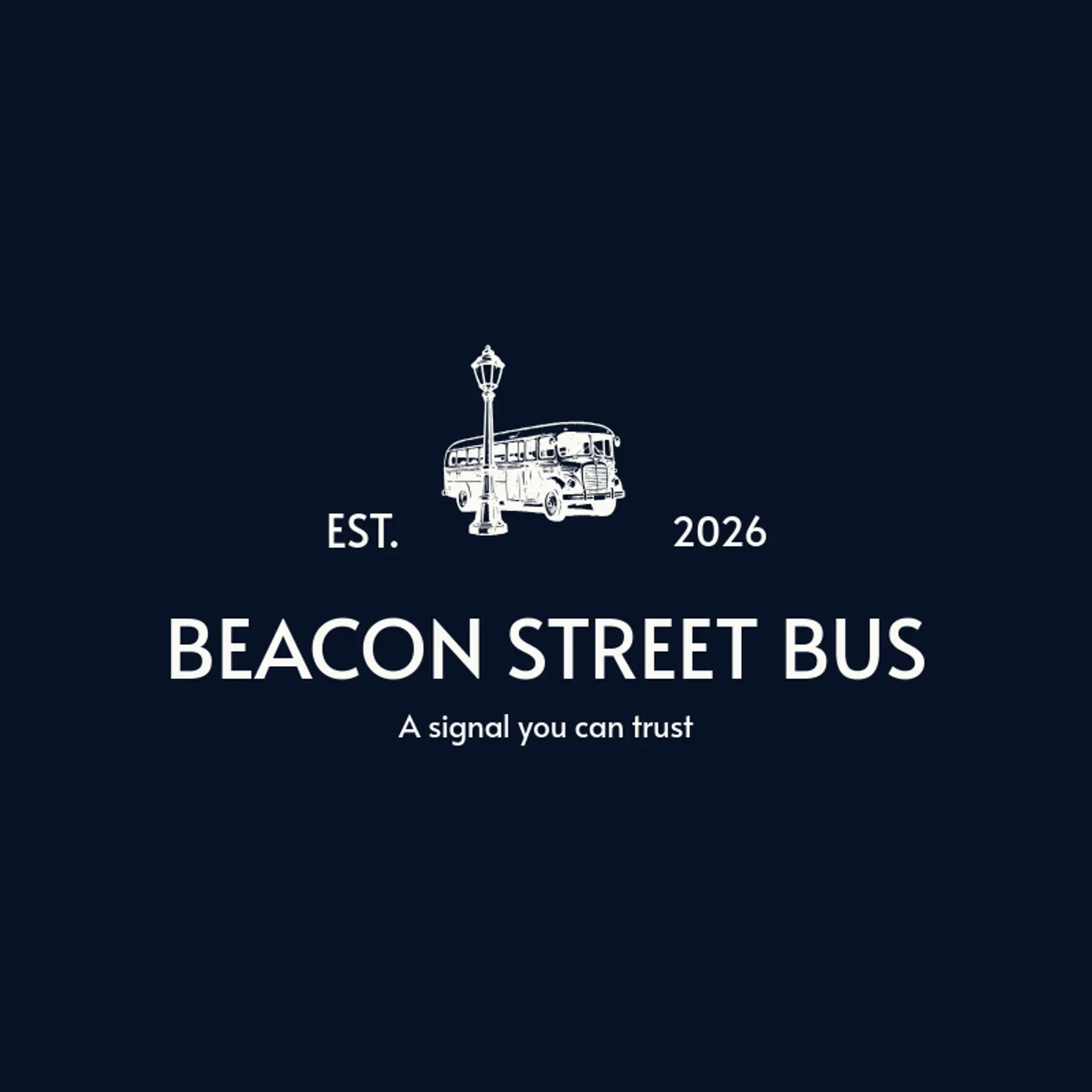 Beacon Street Bus logo for bus
