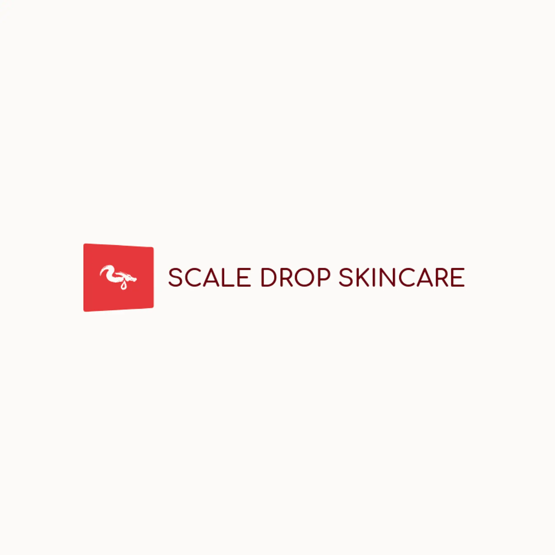 Scale Drop Skincare logo for crocodile
