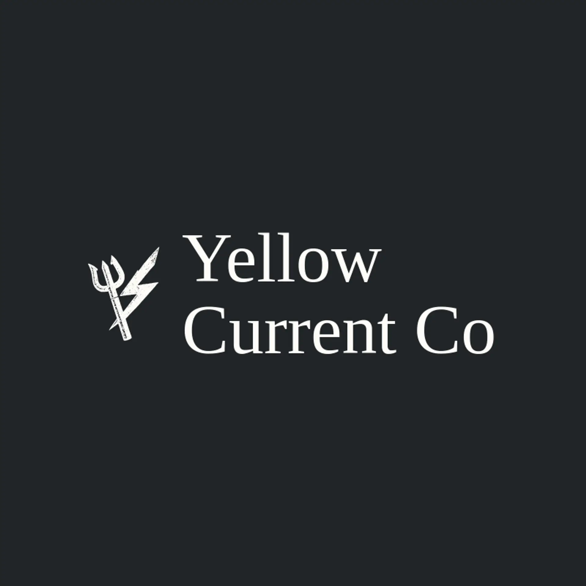Yellow Current Co logo for trident