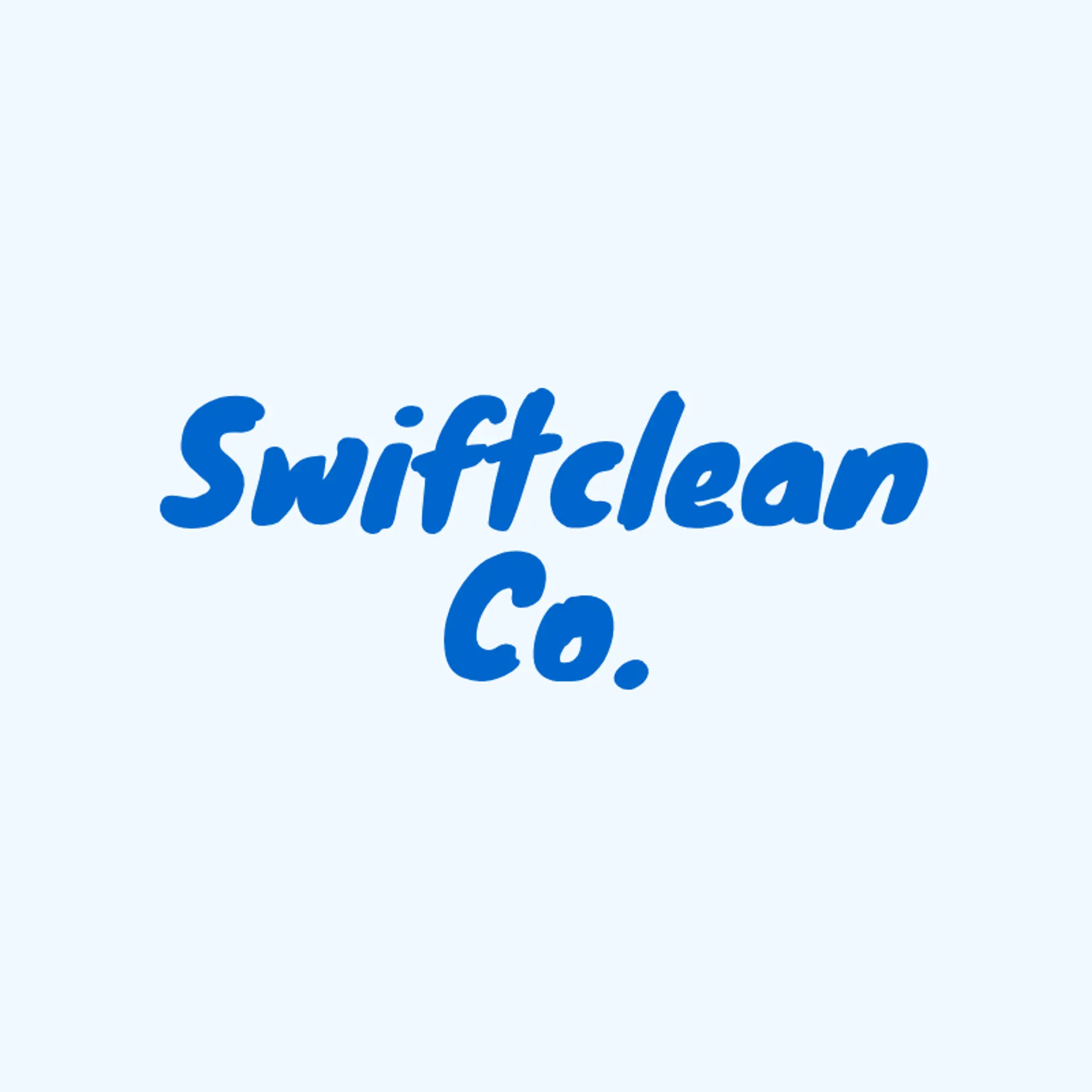 SwiftClean Co. logo for blg cleaning service