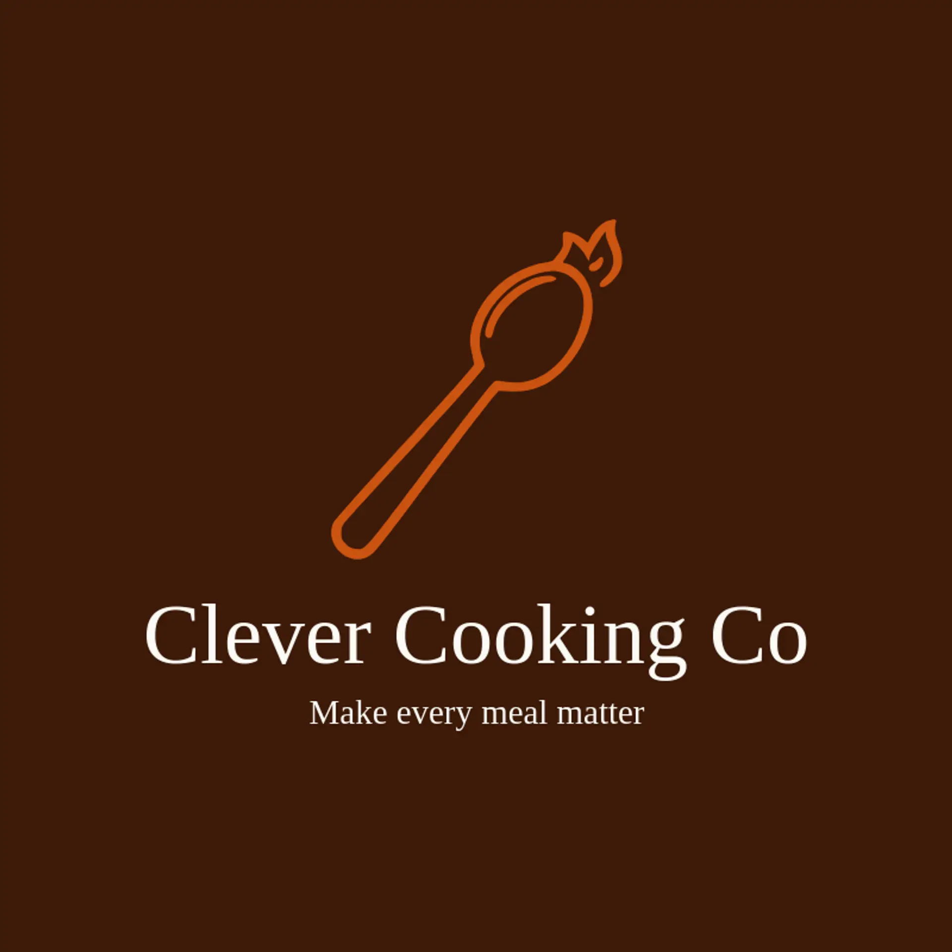 Clever Cooking Co logo for spoon