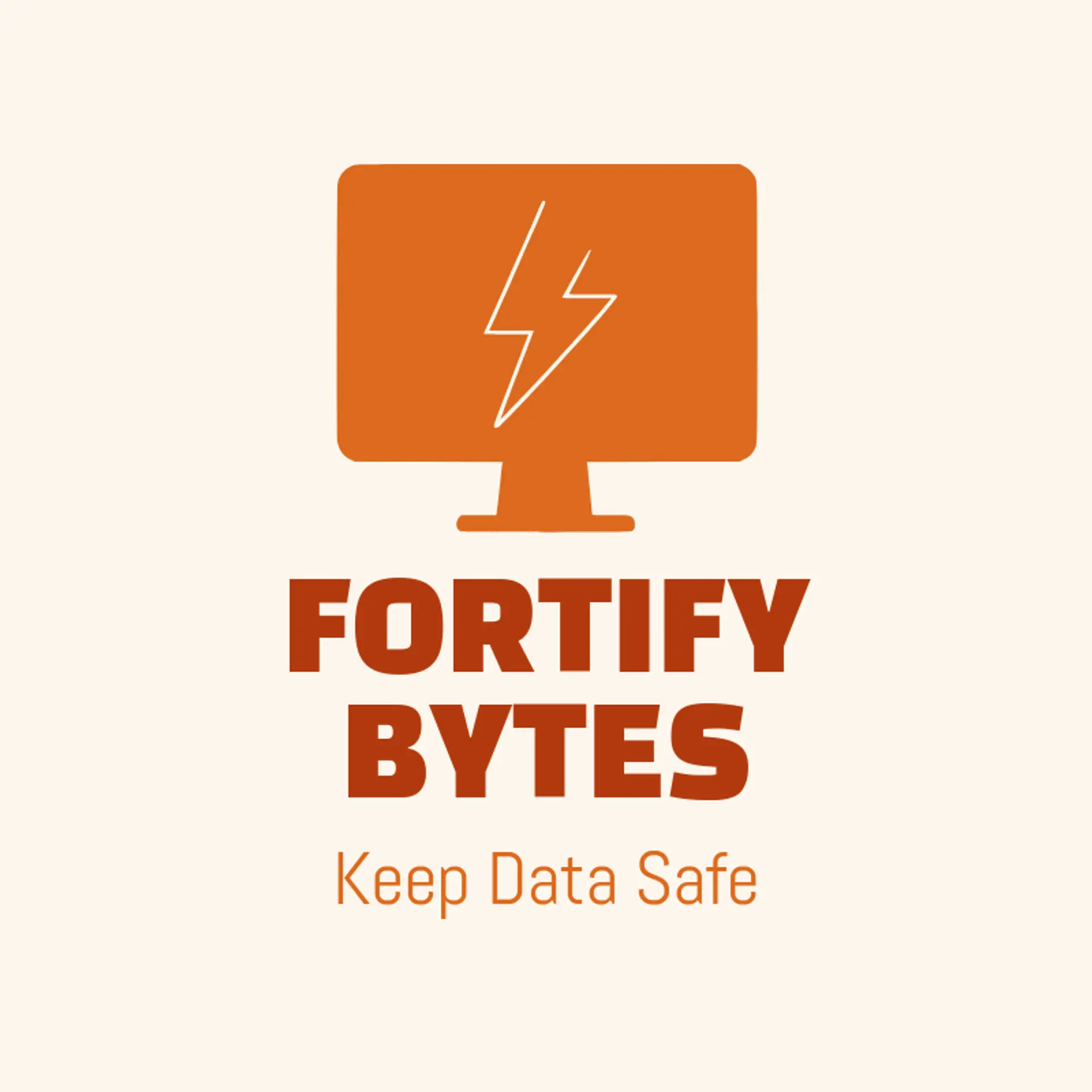 Fortify Bytes logo for computer