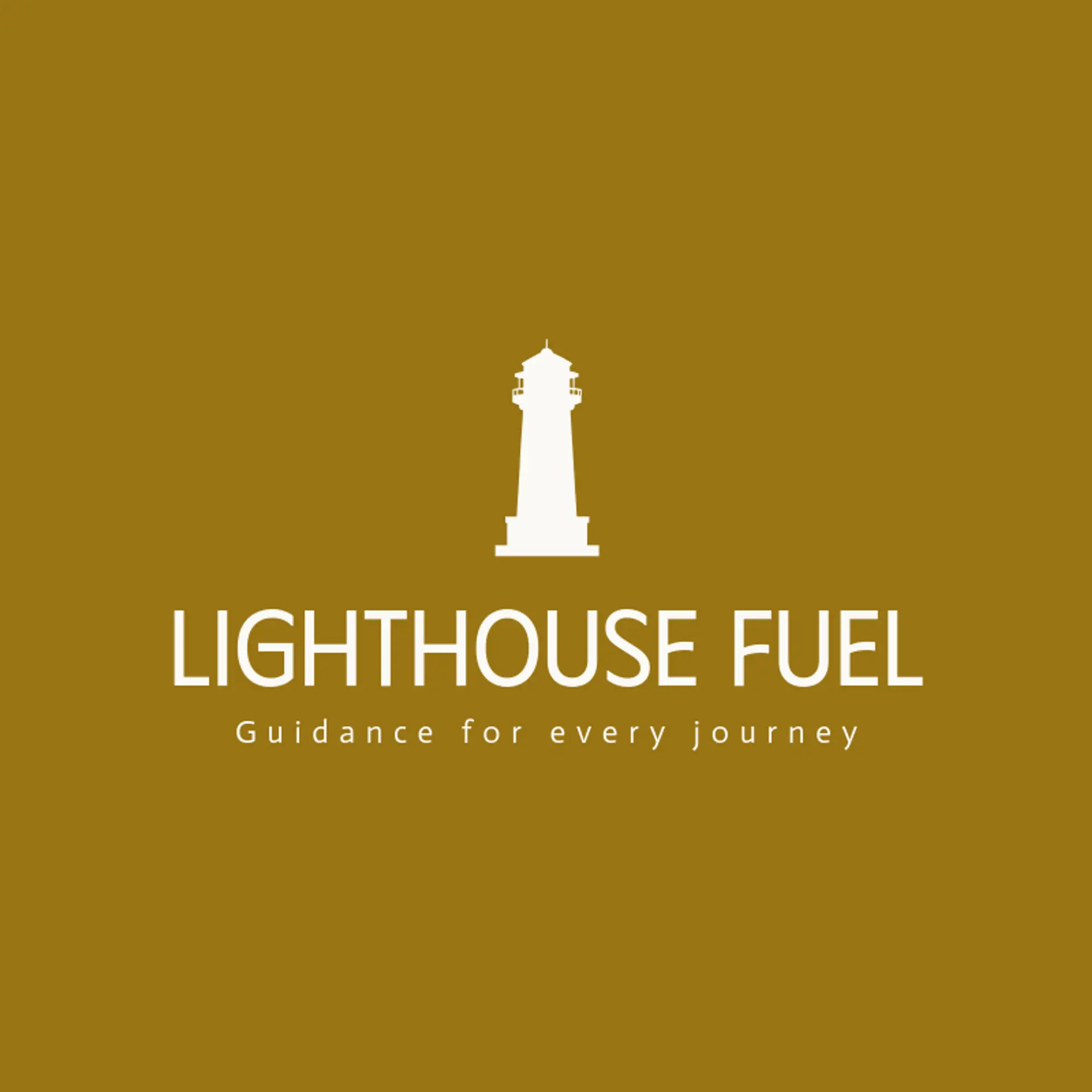 Lighthouse Fuel logo for gas station