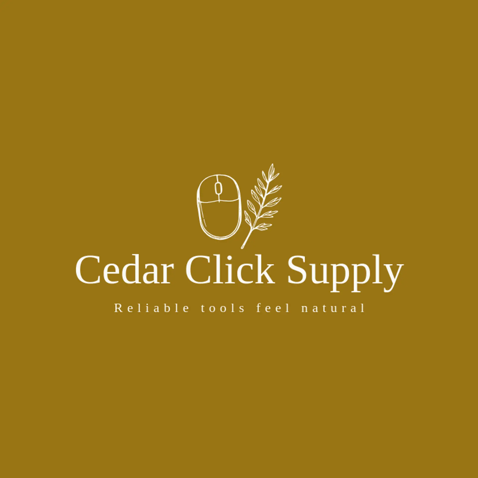 Cedar Click Supply logo for mouse