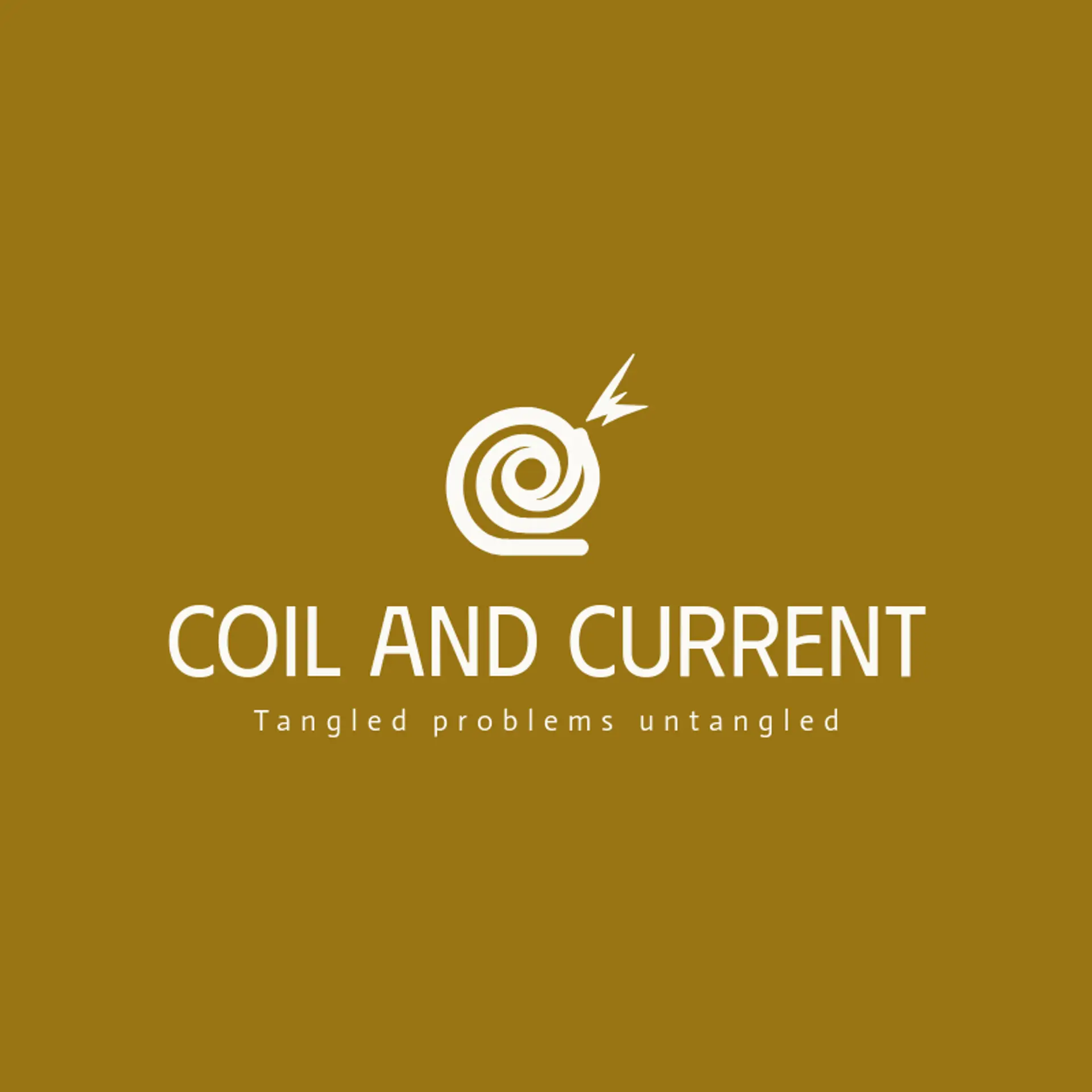 Coil and Current logo for electrician