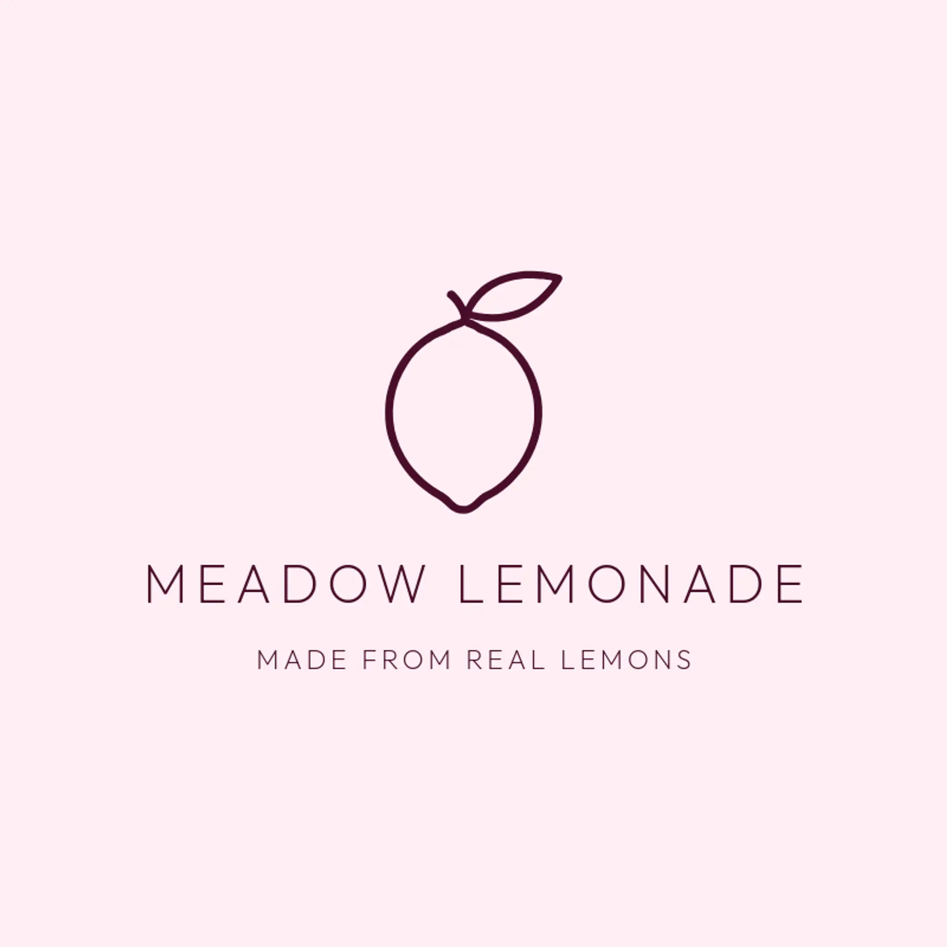 Meadow Lemonade logo for lemonade