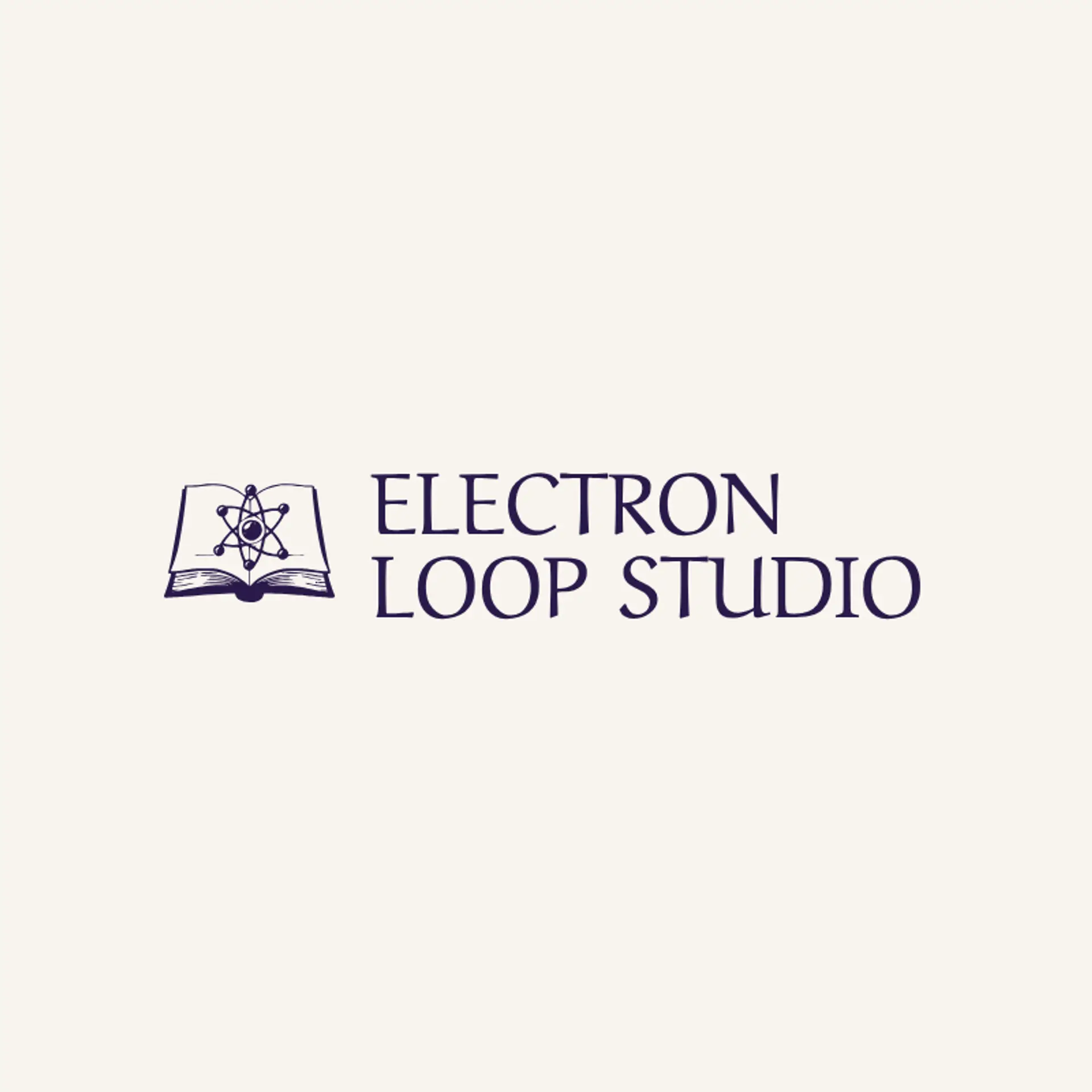 Electron Loop Studio logo for atom
