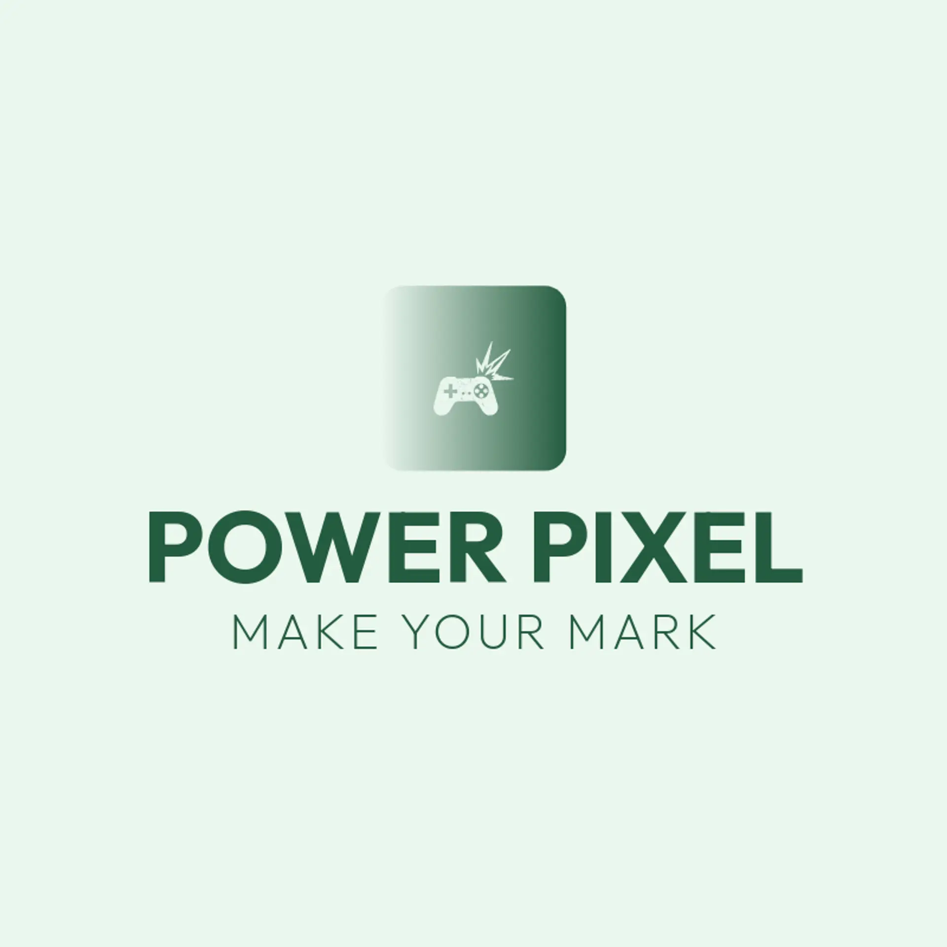 Power Pixel logo for gamer