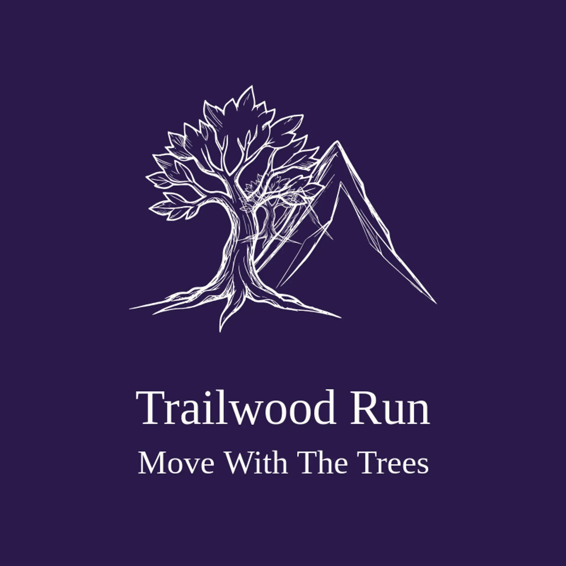 Trailwood Run logo for running