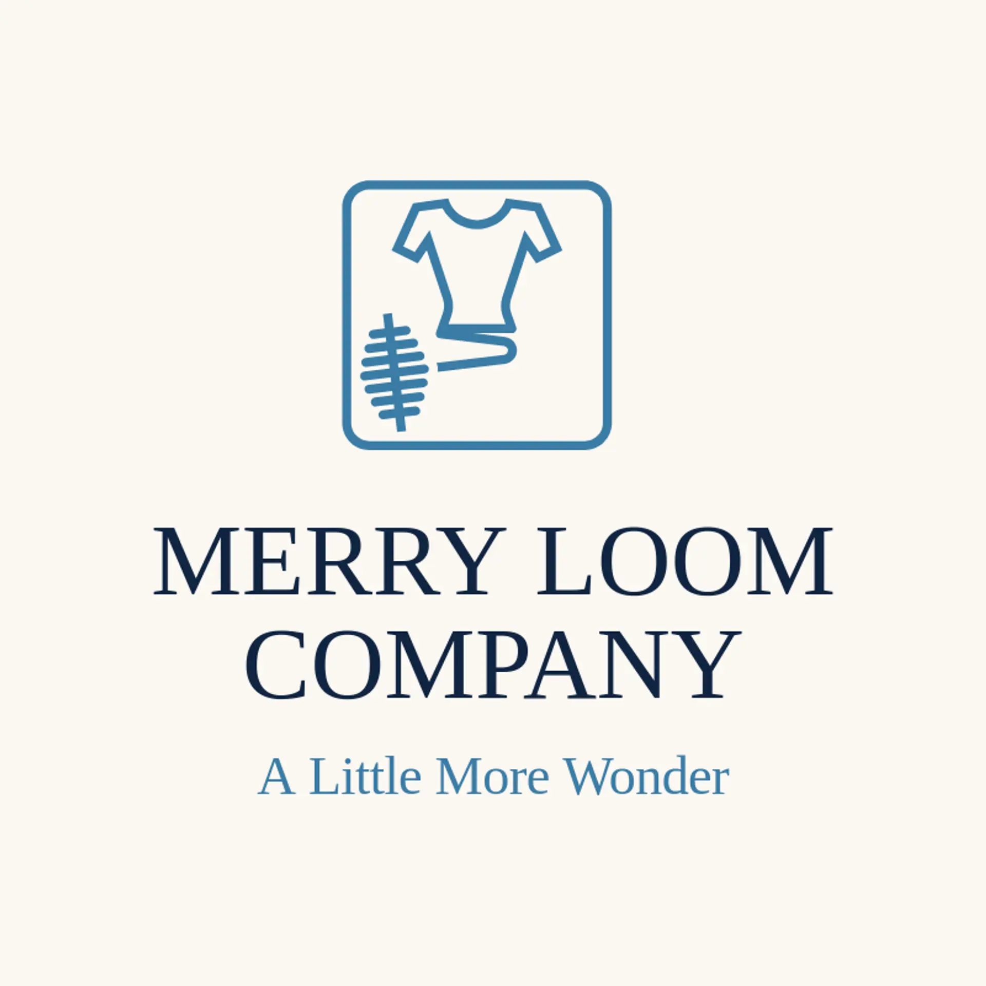 Merry Loom Company logo for loom