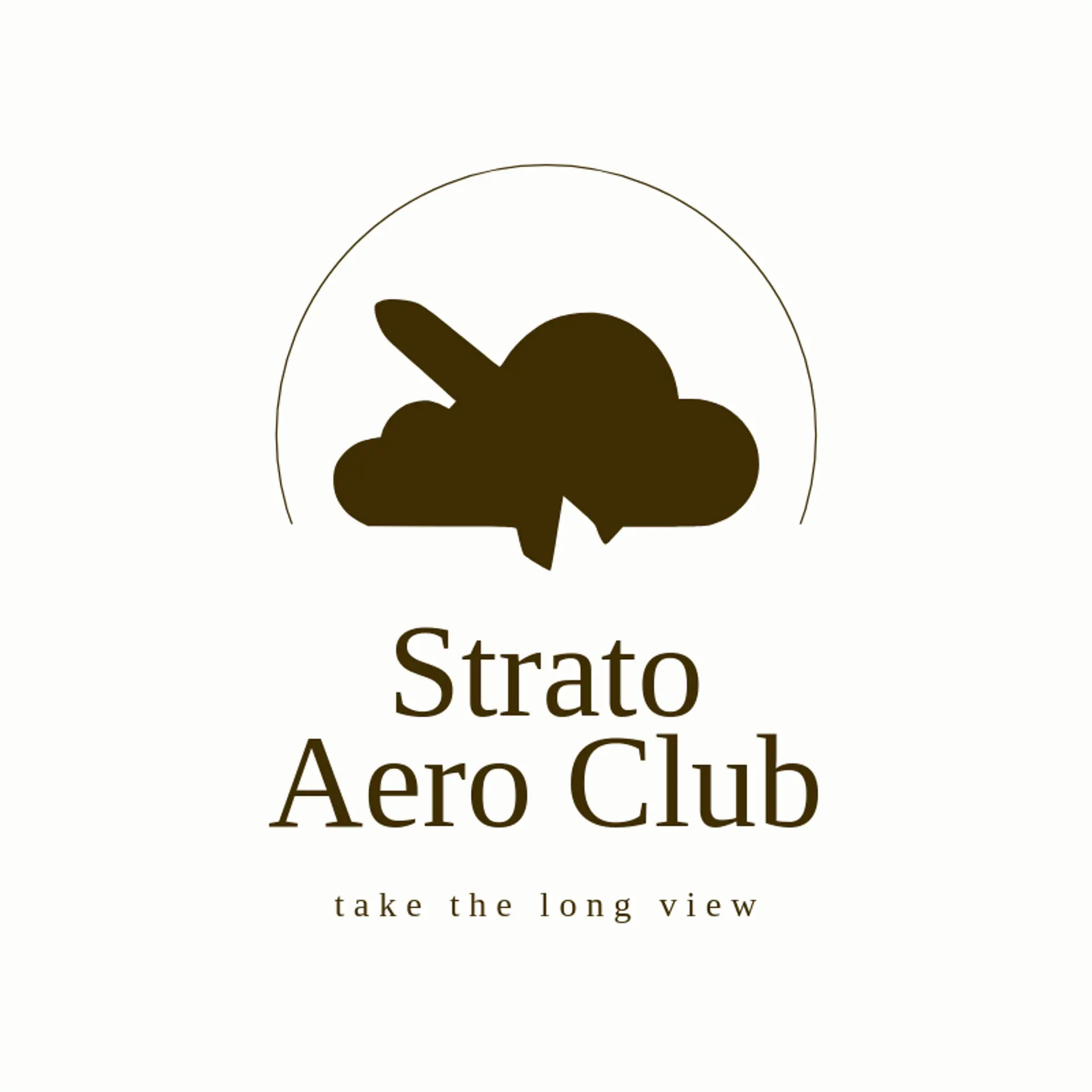 Strato Aero Club logo for aerospace