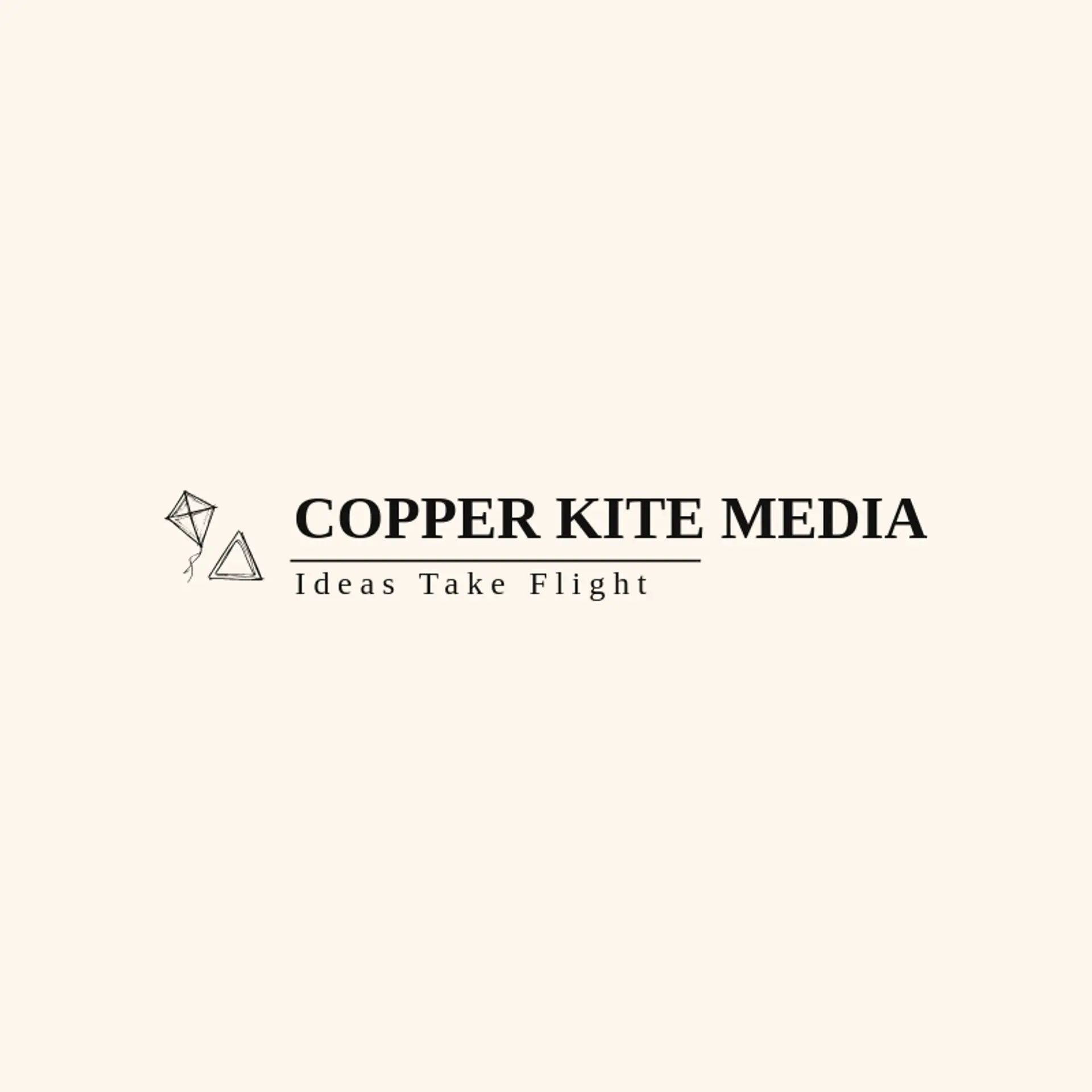 Copper Kite Media logo for media company