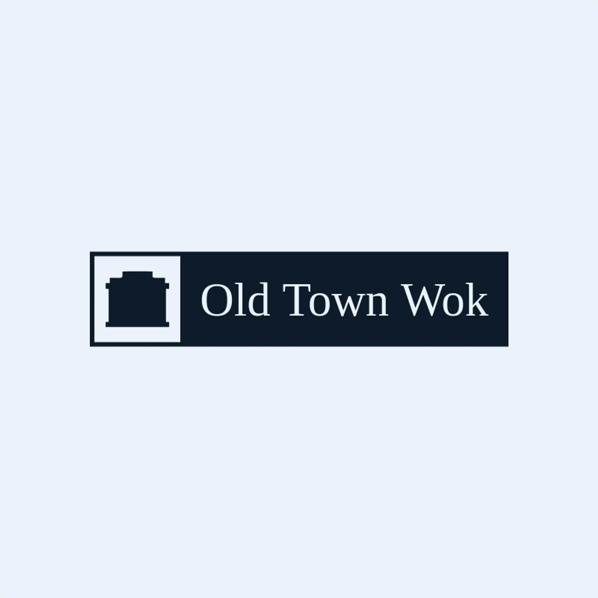 Old Town Wok logo for chinese restaurant