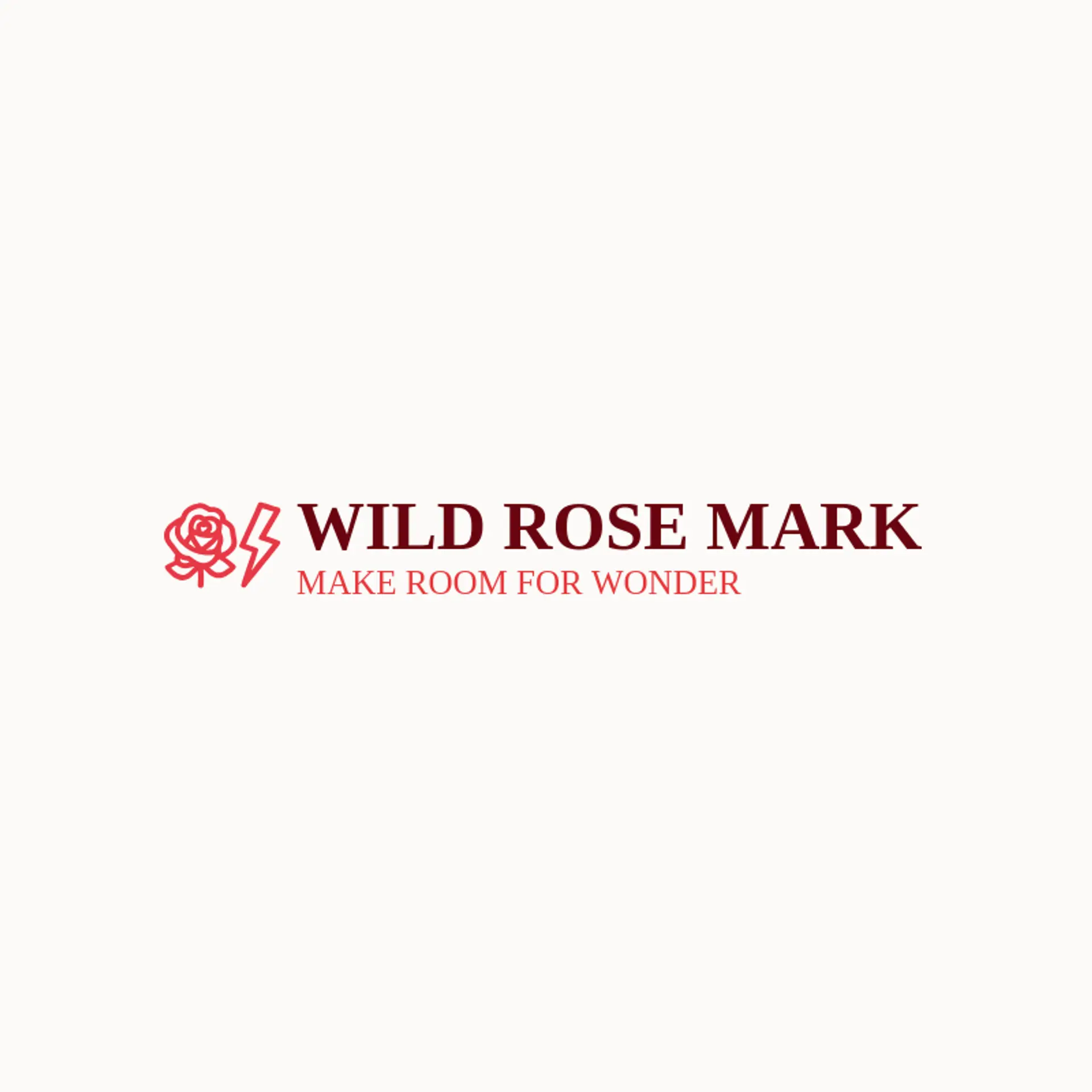 Wild Rose Mark logo for tattoo shop
