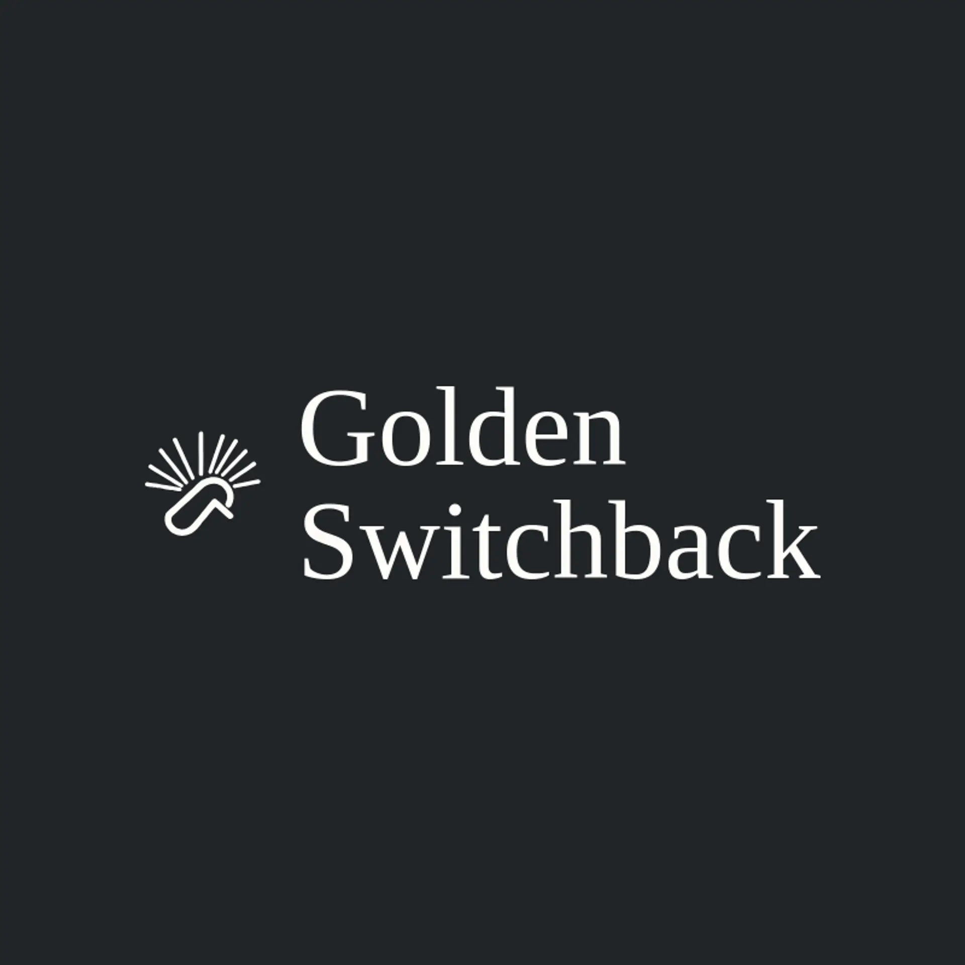 Golden Switchback logo for hiking